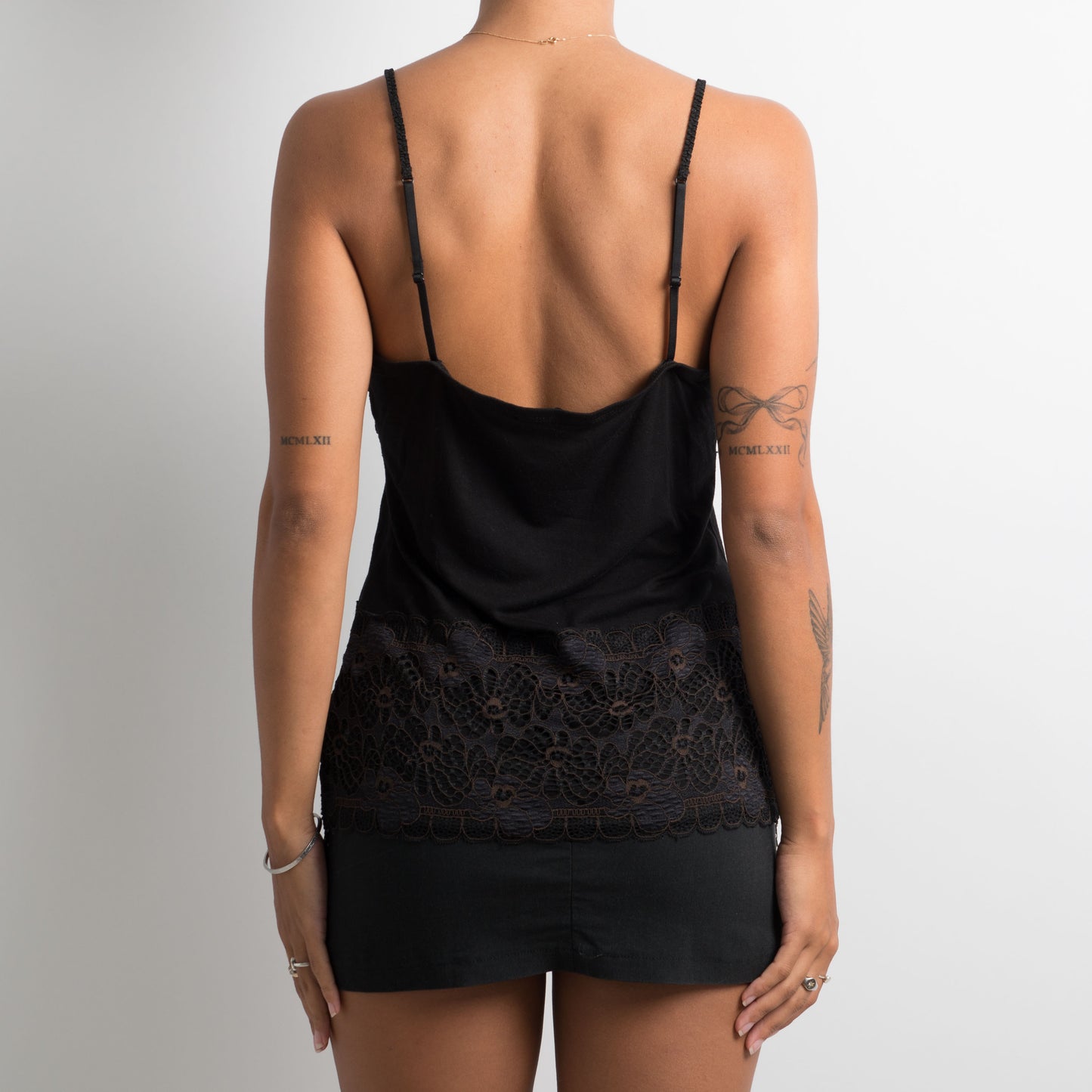 BLACK LACE CAMISOLE