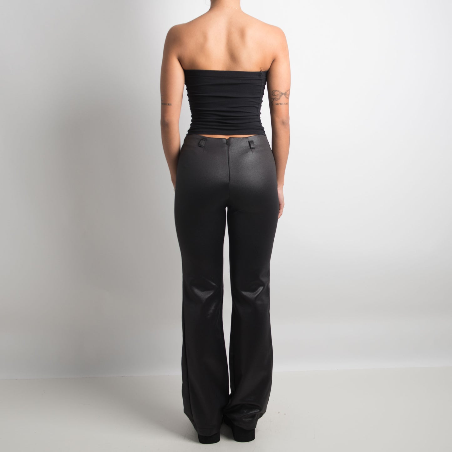 GUNMETAL Y2K SHIMMER PANT