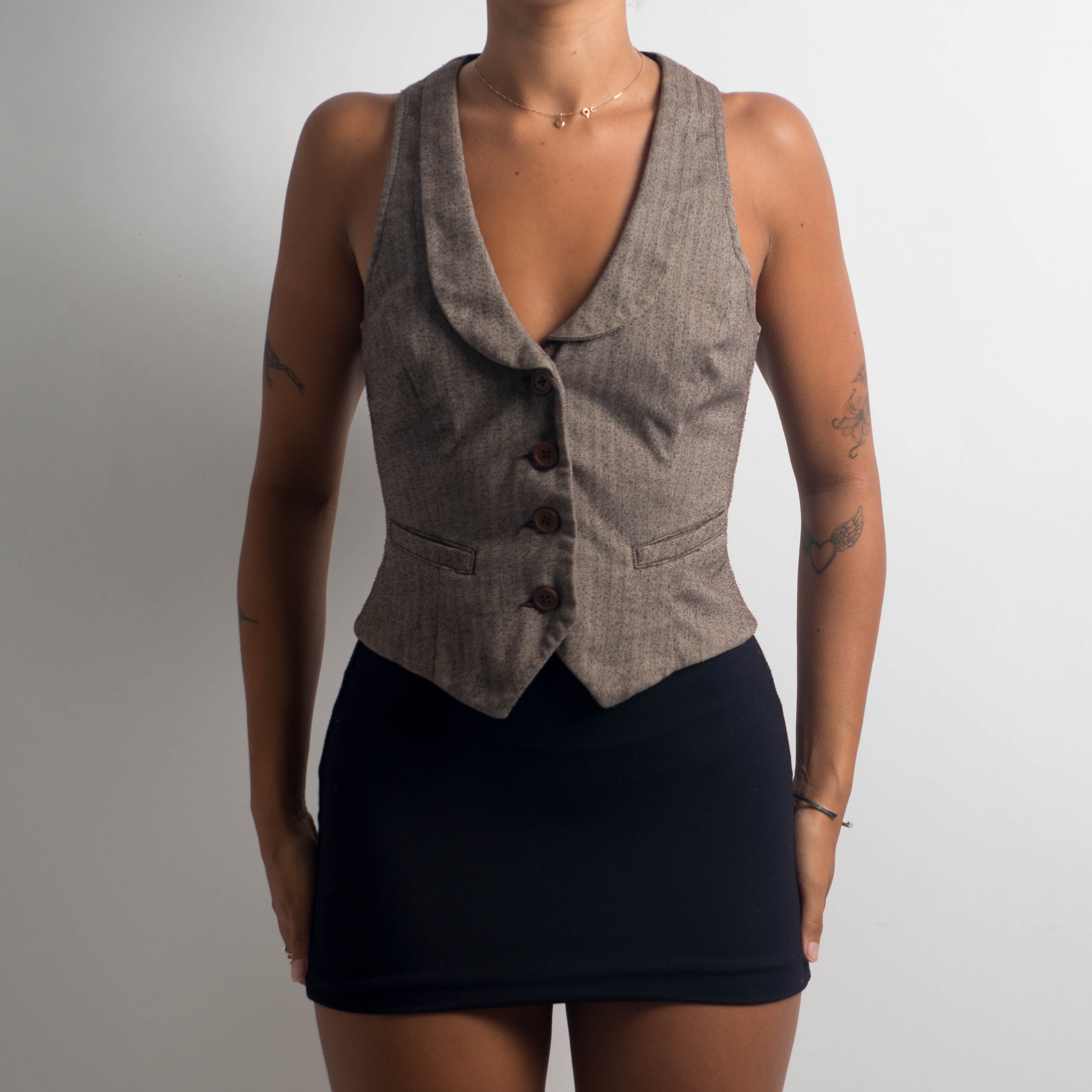 BROWN WAISTCOAT VEST
