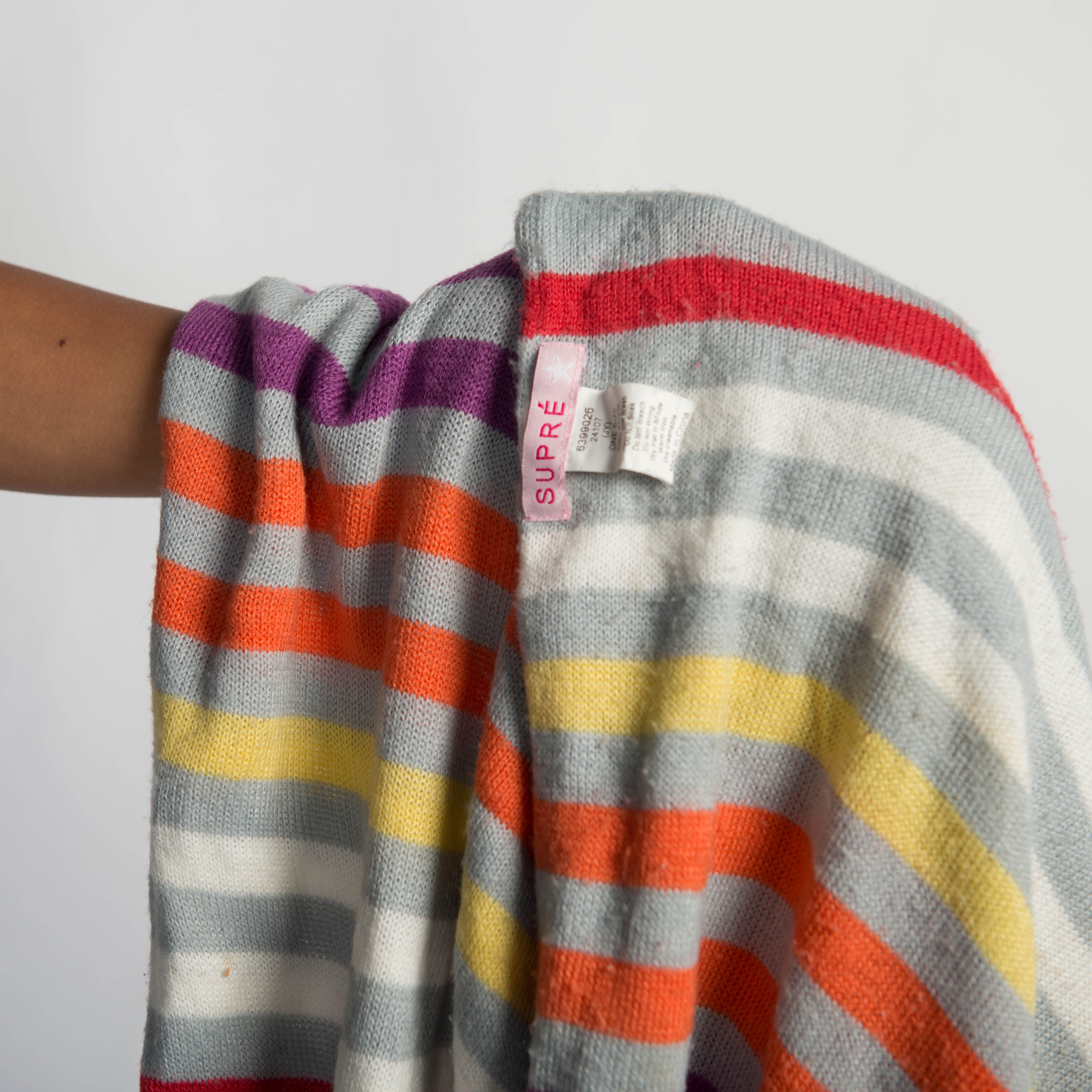 MULTICOLOUR STRIPE SCARF