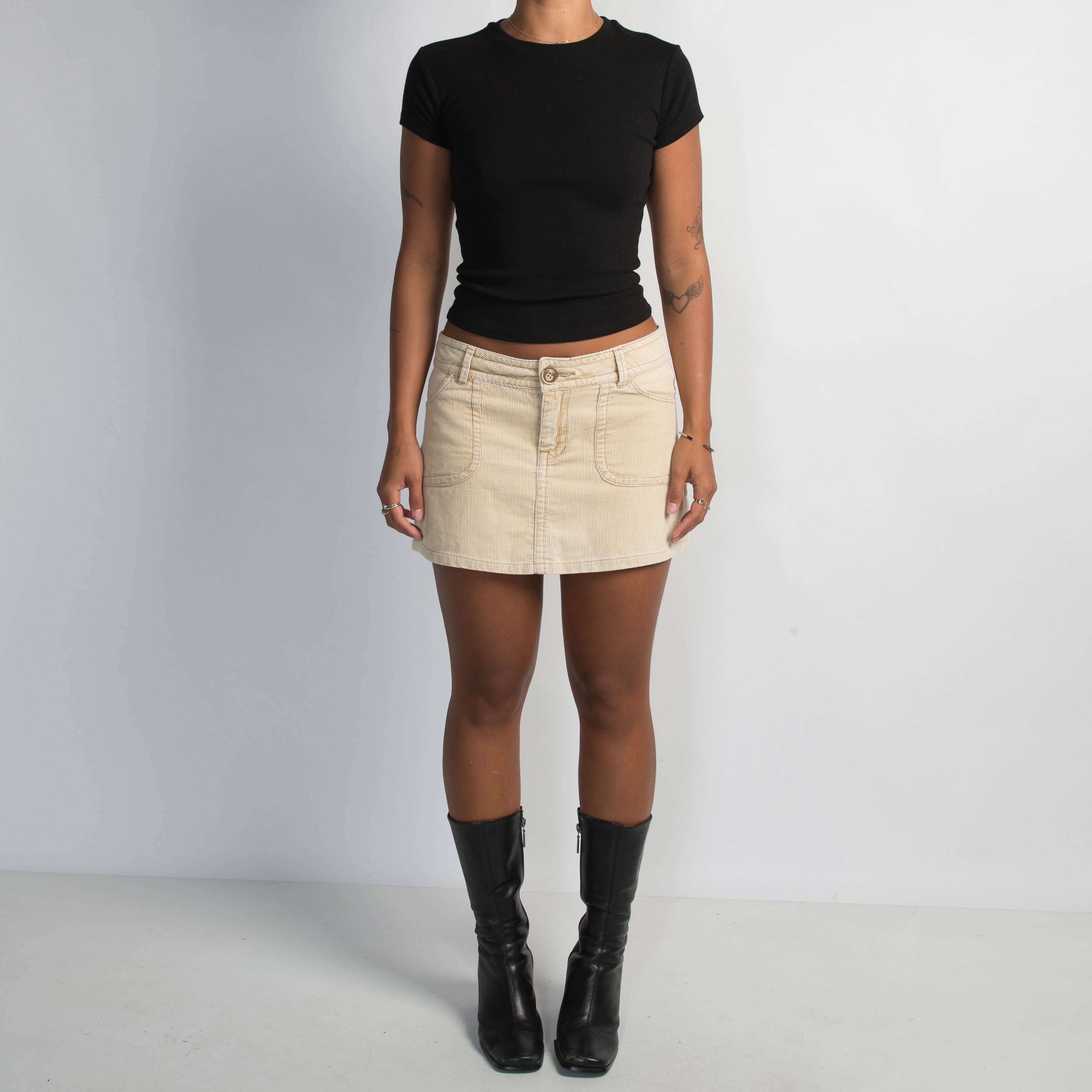 CORDUROY MINI SKIRT