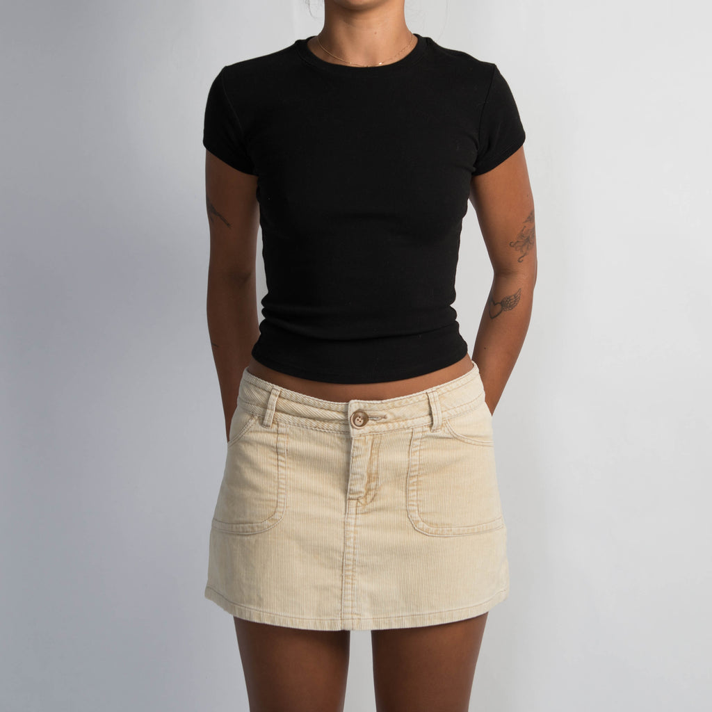 CORDUROY MINI SKIRT