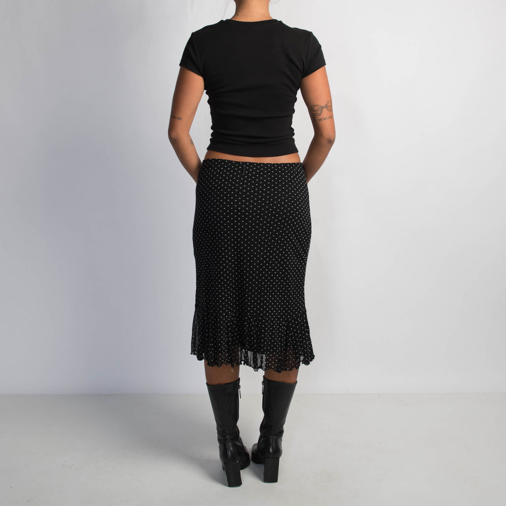 POLKA DOT MIDI SKIRT