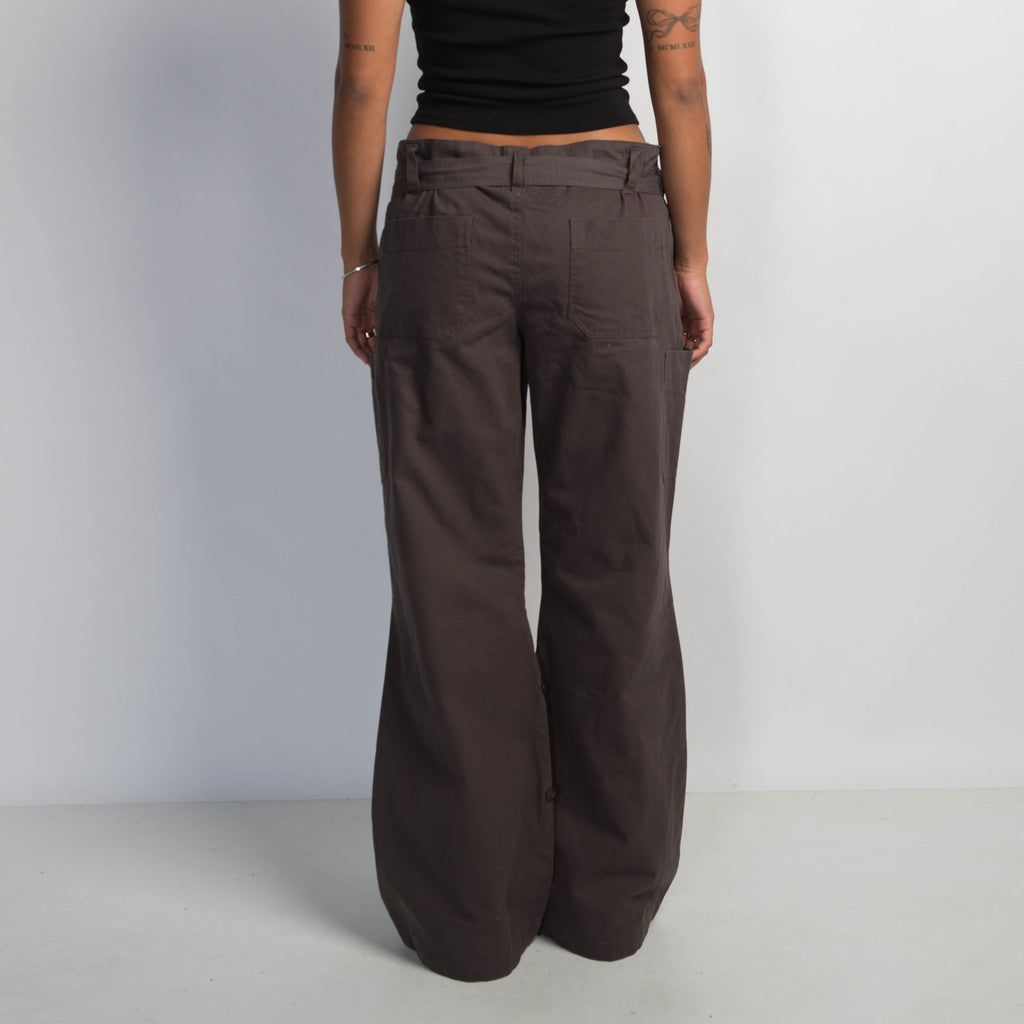 DARK BROWN CARGO PANTS