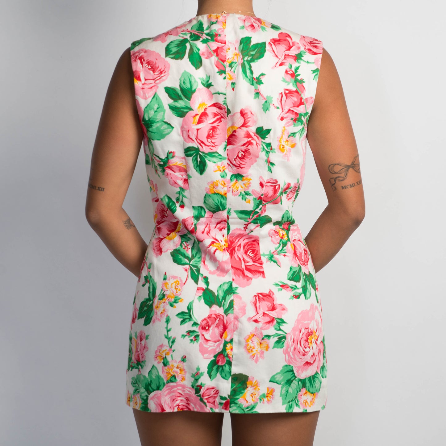 PINK FLORAL TUNIC