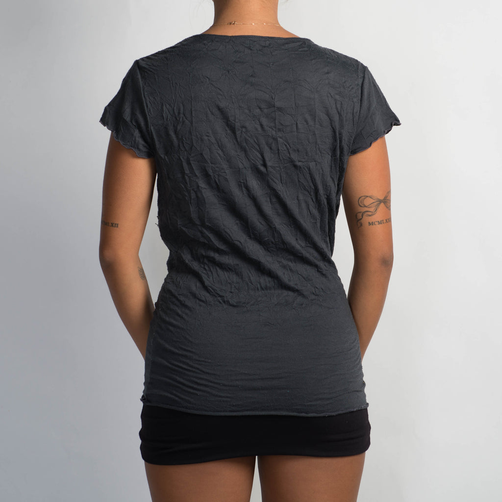 CHARCOAL TEXTURED TOP