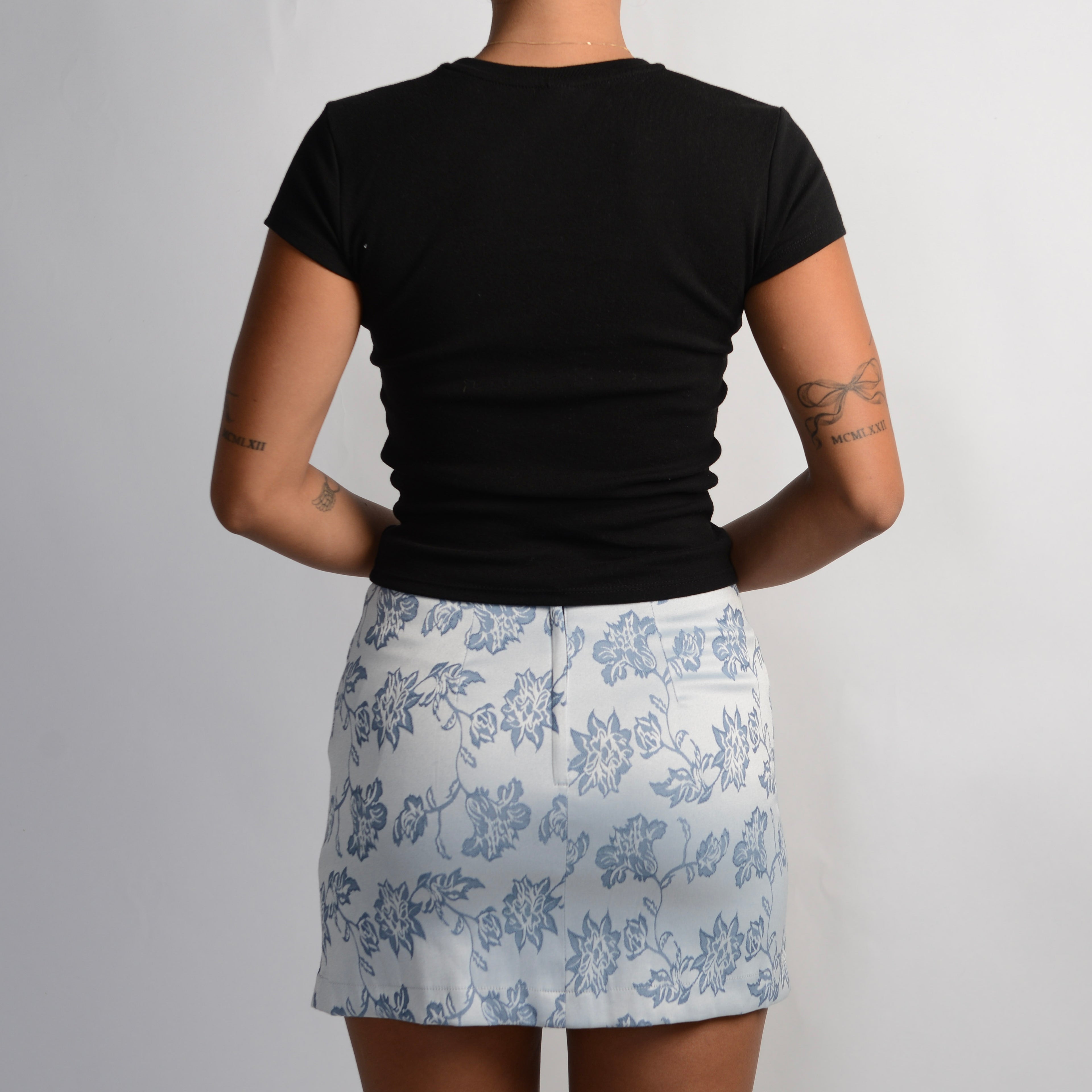 JACQUARD MINI SKIRT