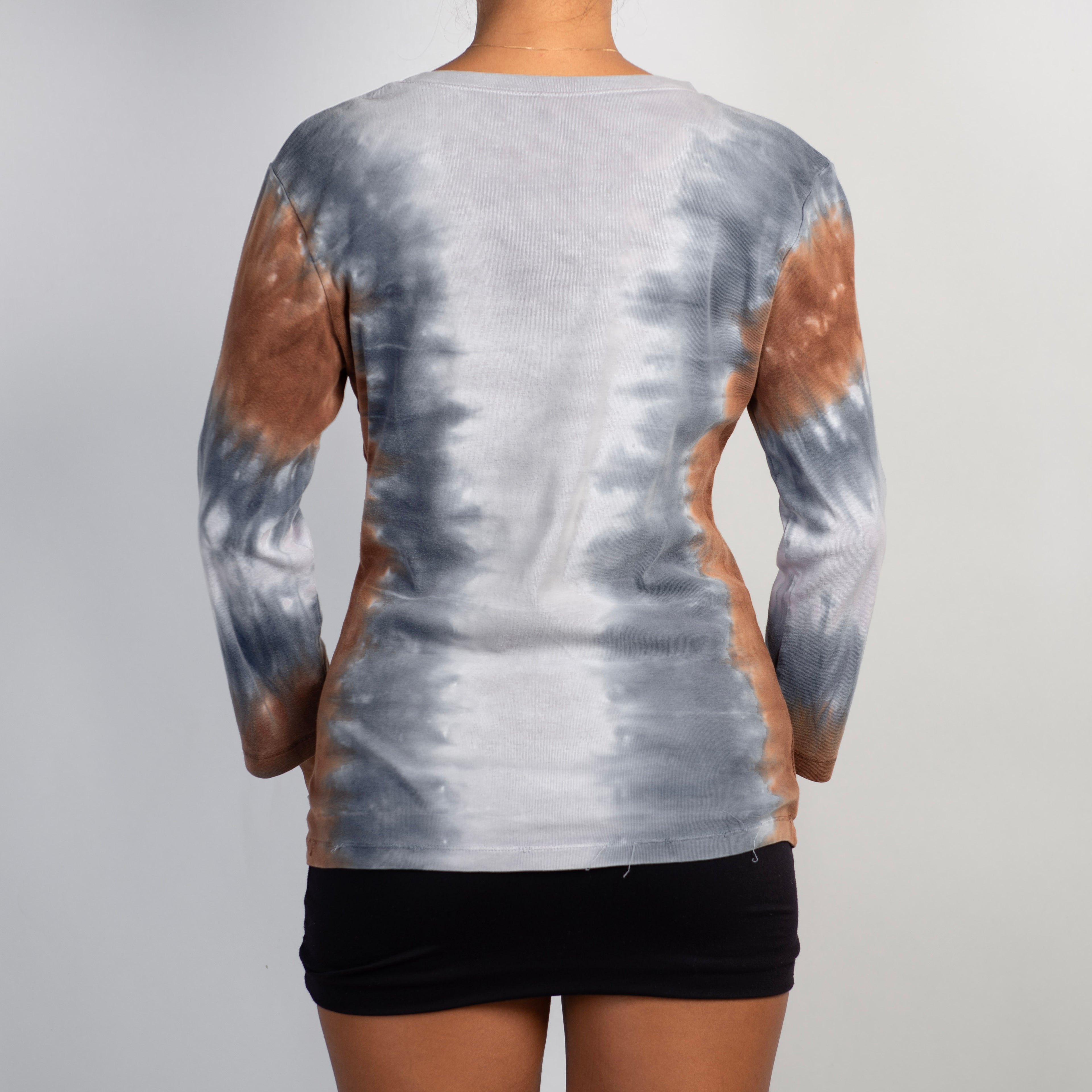 TIE DYE V NECK TOP