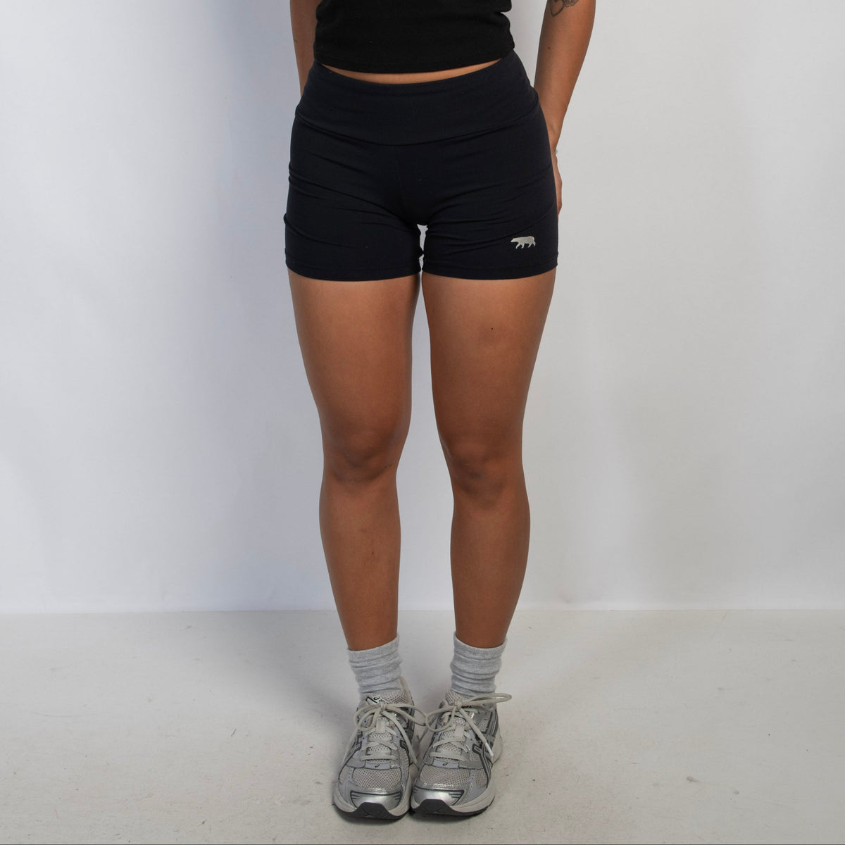BLACK BIKE SHORTS