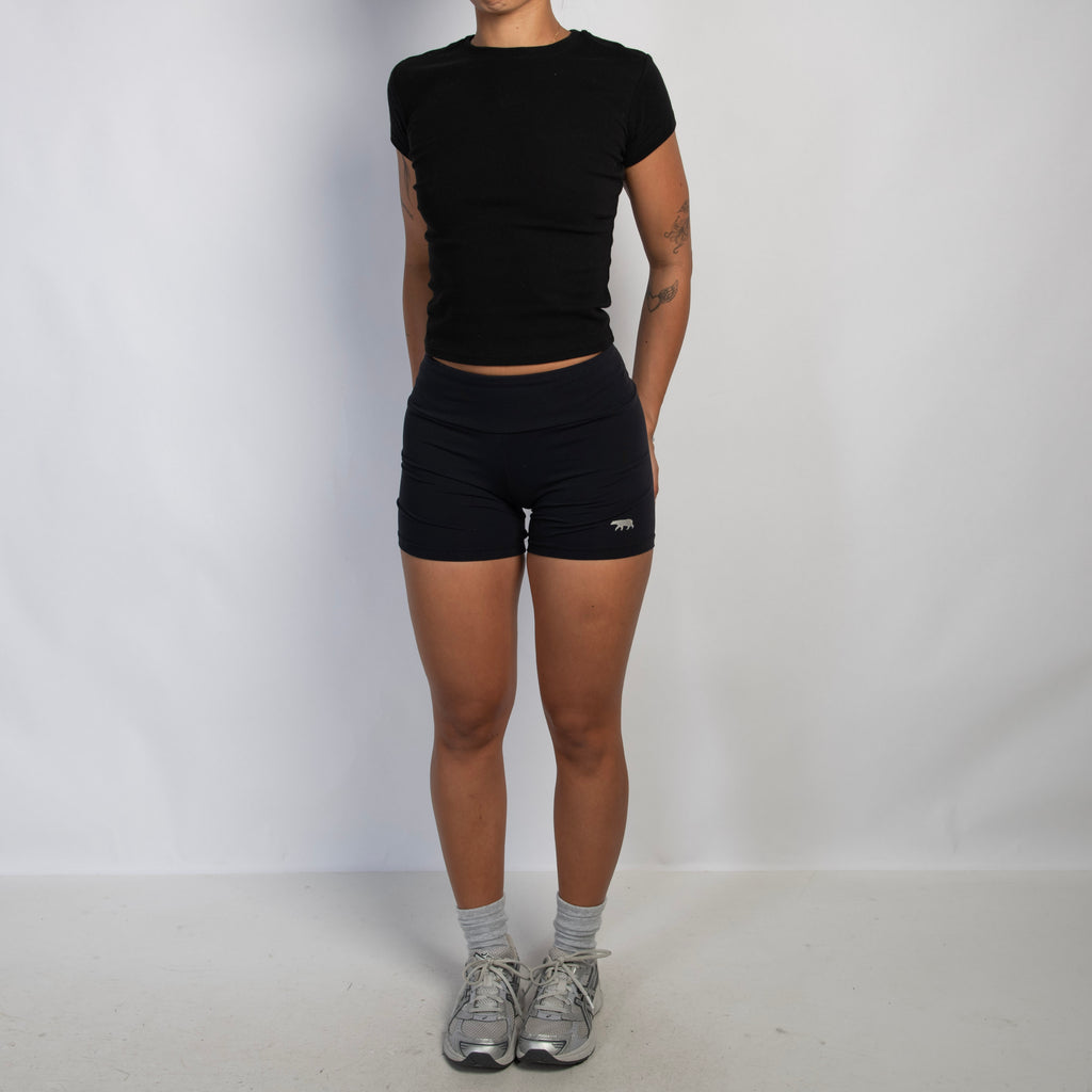 BLACK BIKE SHORTS