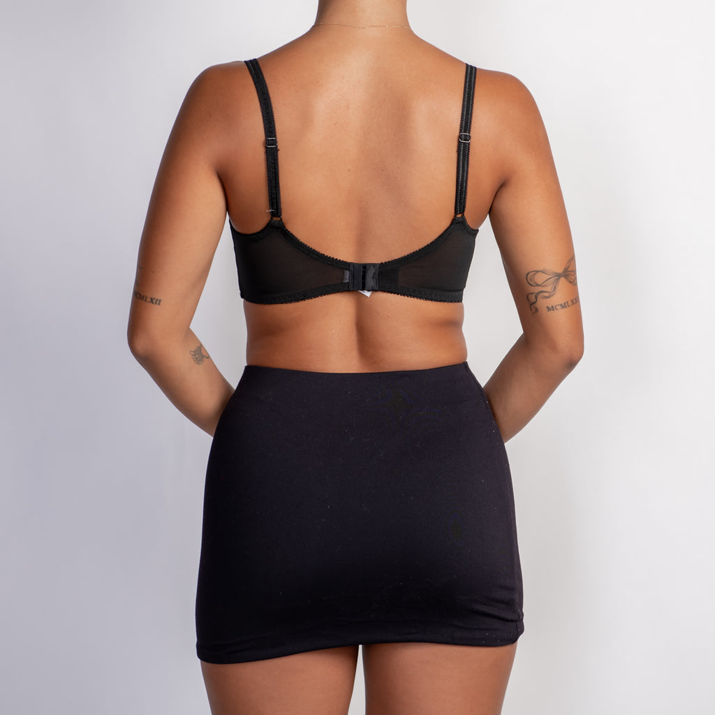 BLACK LACE SOFT CUP BRA