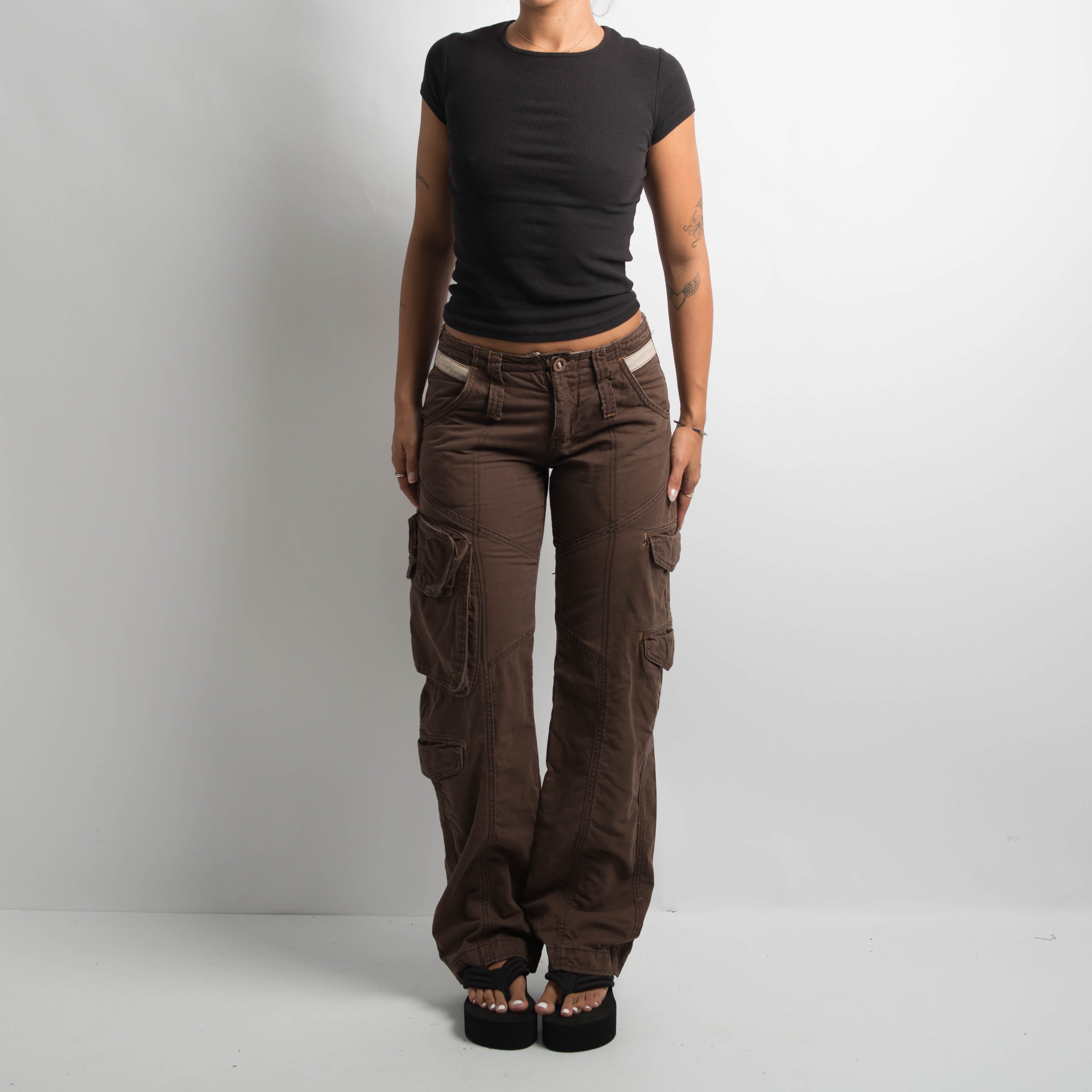 BROWN CARGO PANTS