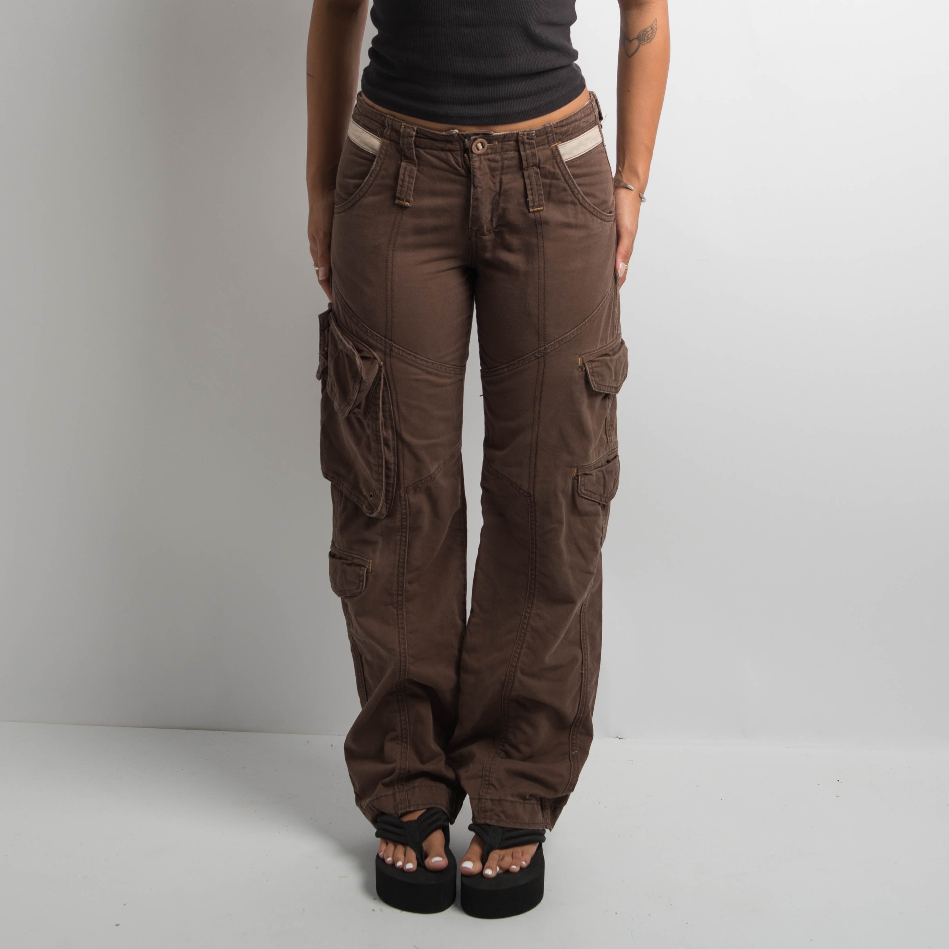 BROWN CARGO PANTS