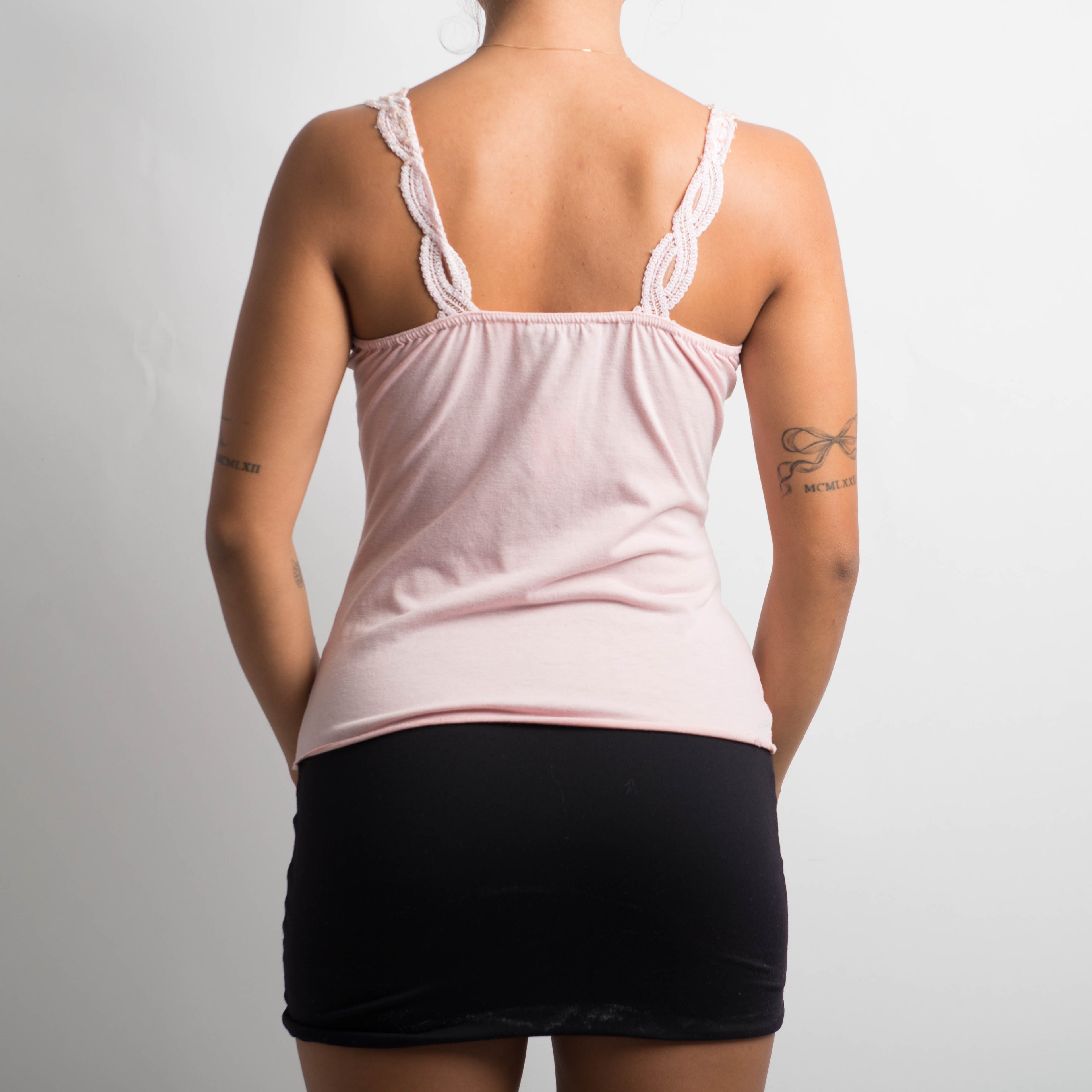 PINK SEQUIN CAMISOLE