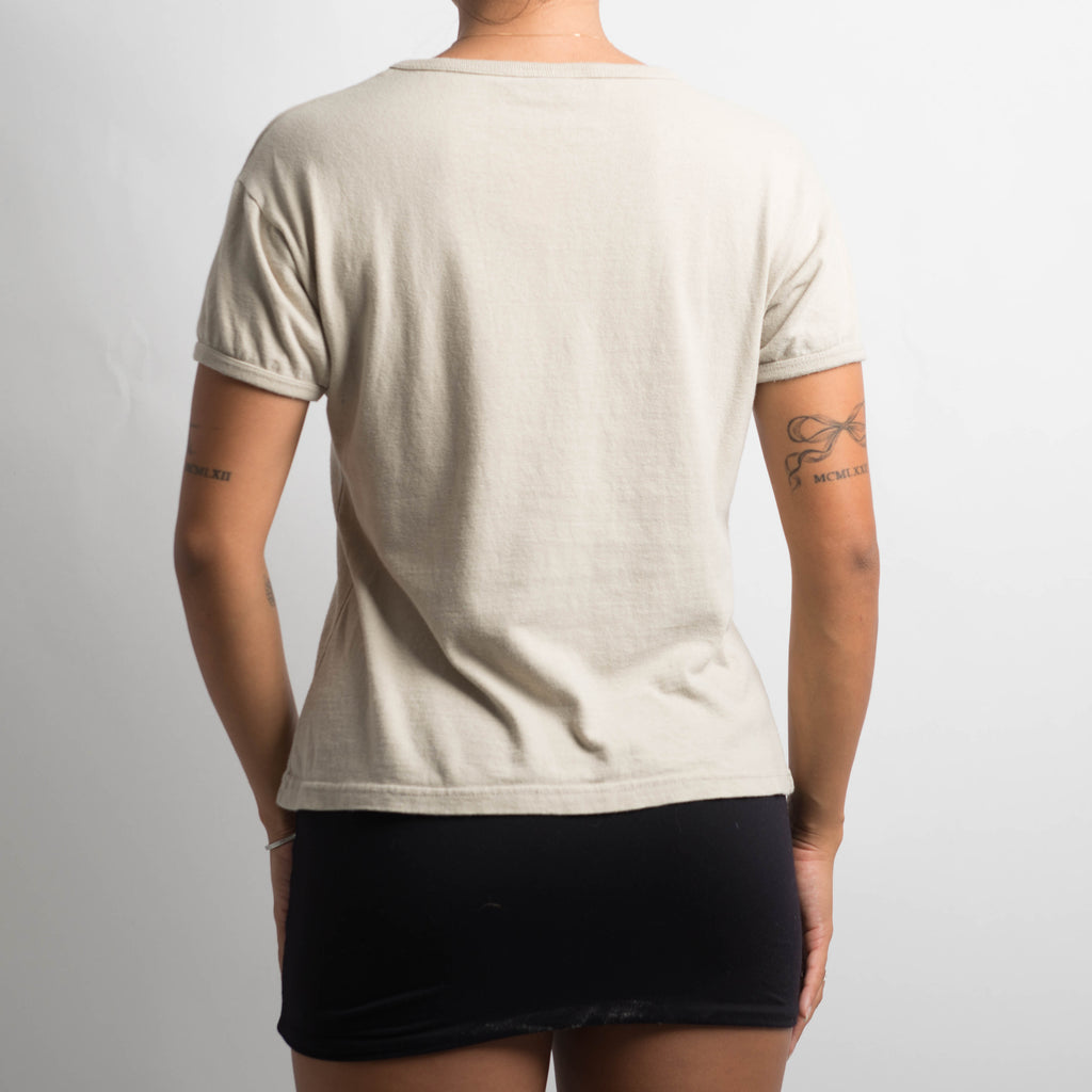 BEIGE ULURU BABY TEE