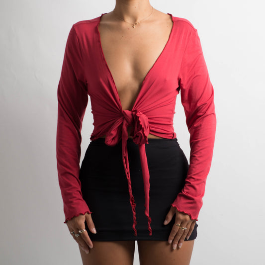 RASPBERRY WRAP TOP