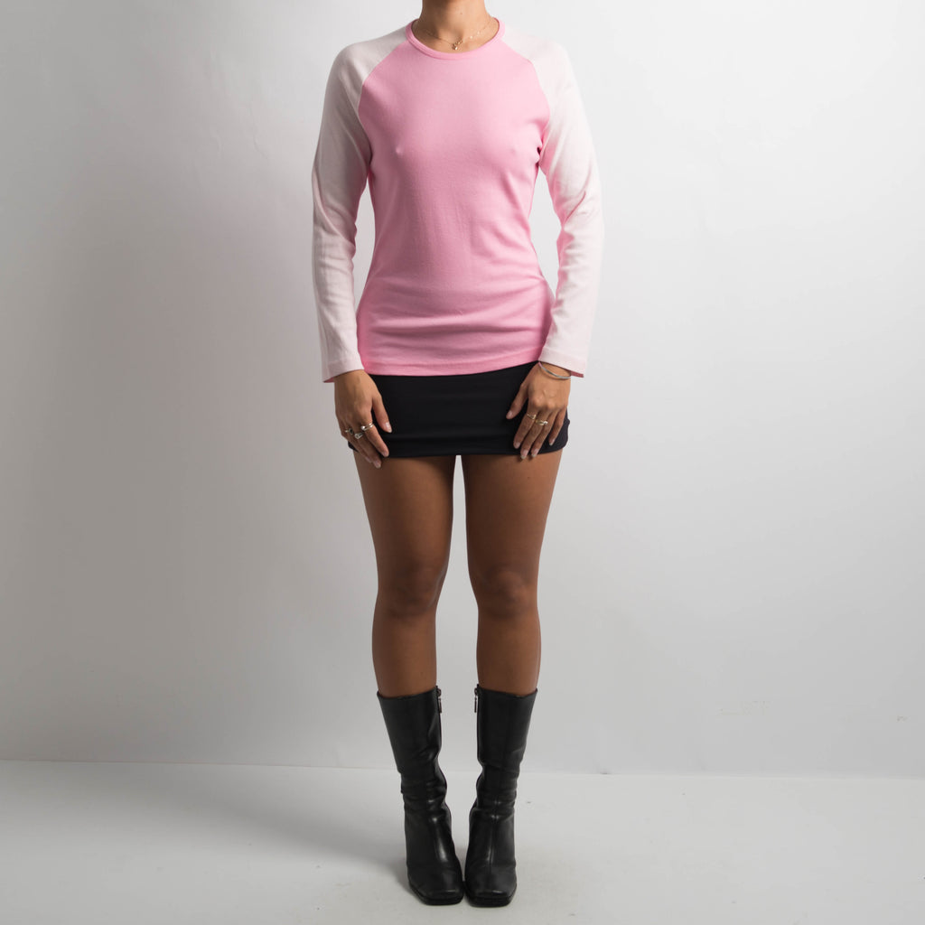 PINK RAGLAN TOP