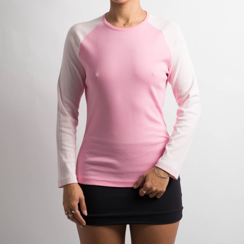 PINK RAGLAN TOP