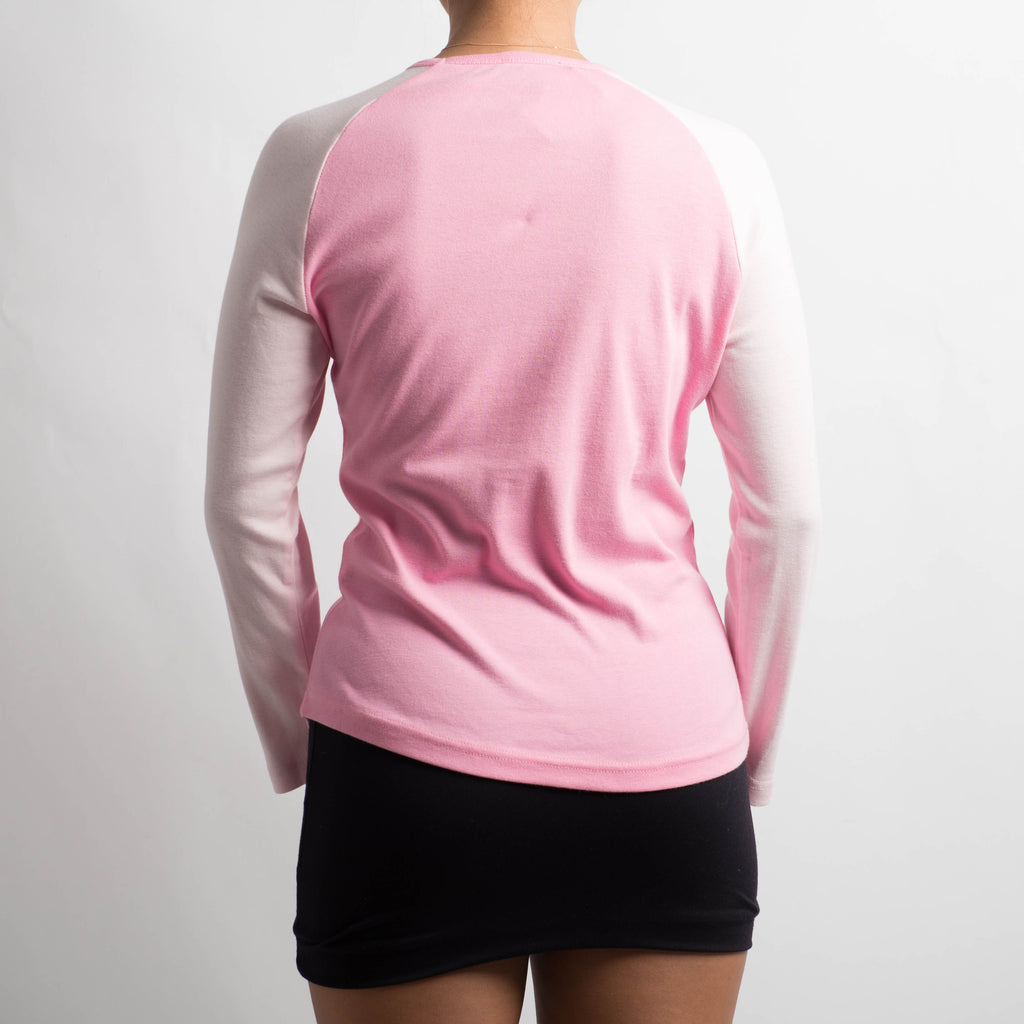 PINK RAGLAN TOP