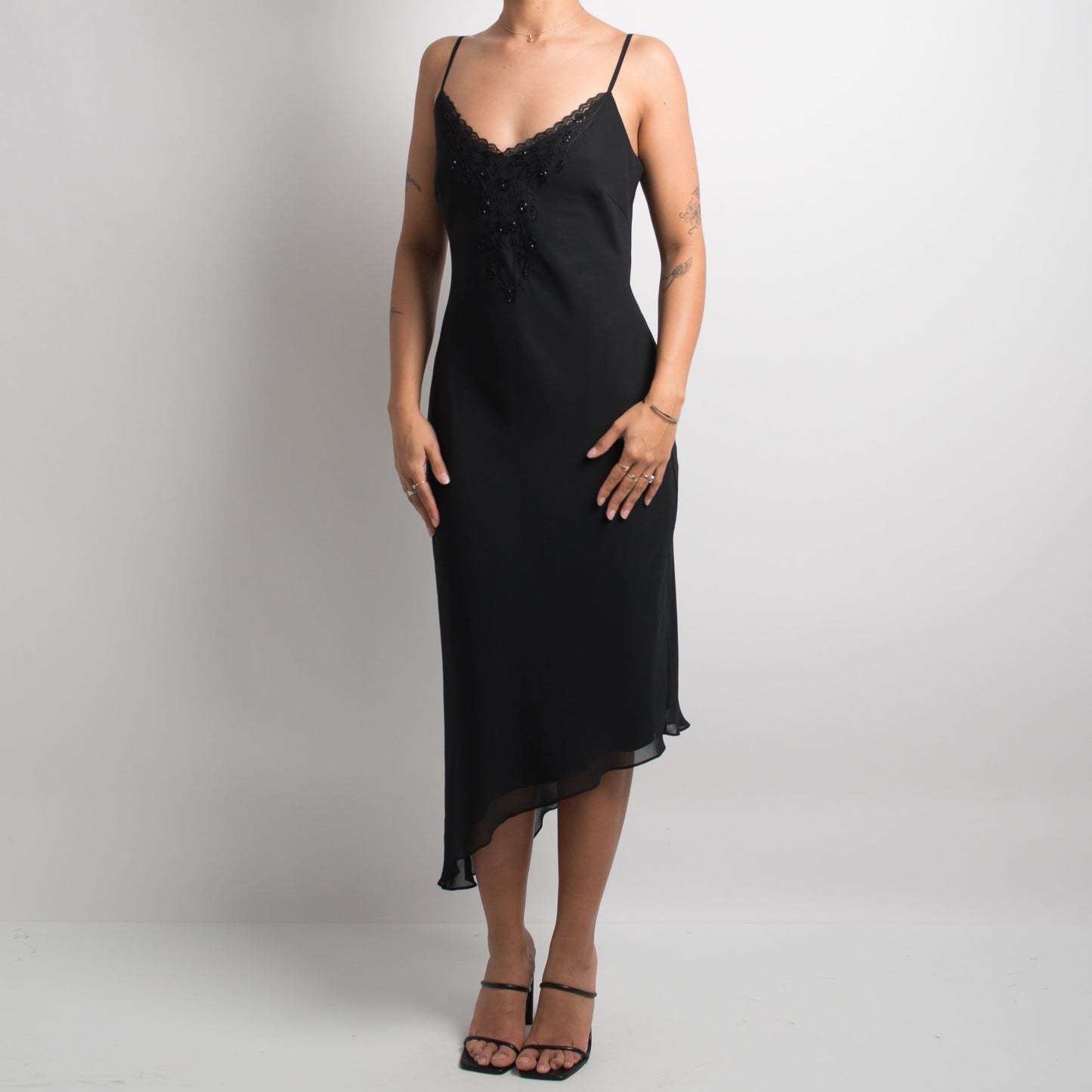 ASYMMETRIC EVENING DRESS