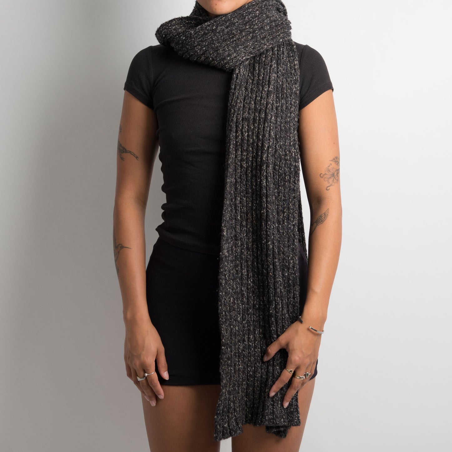 MARLE KNIT SCARF