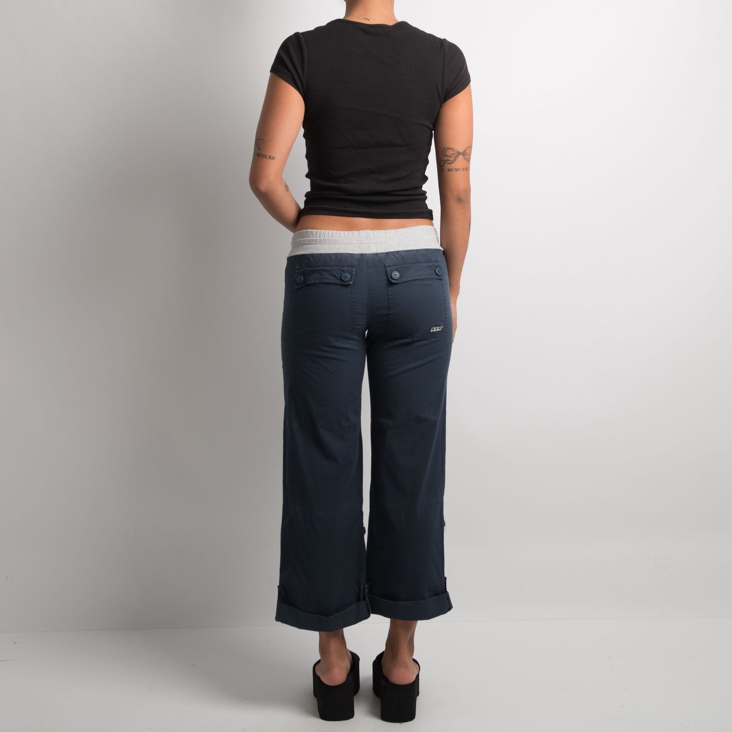 NAVY FLASHDANCE PANTS