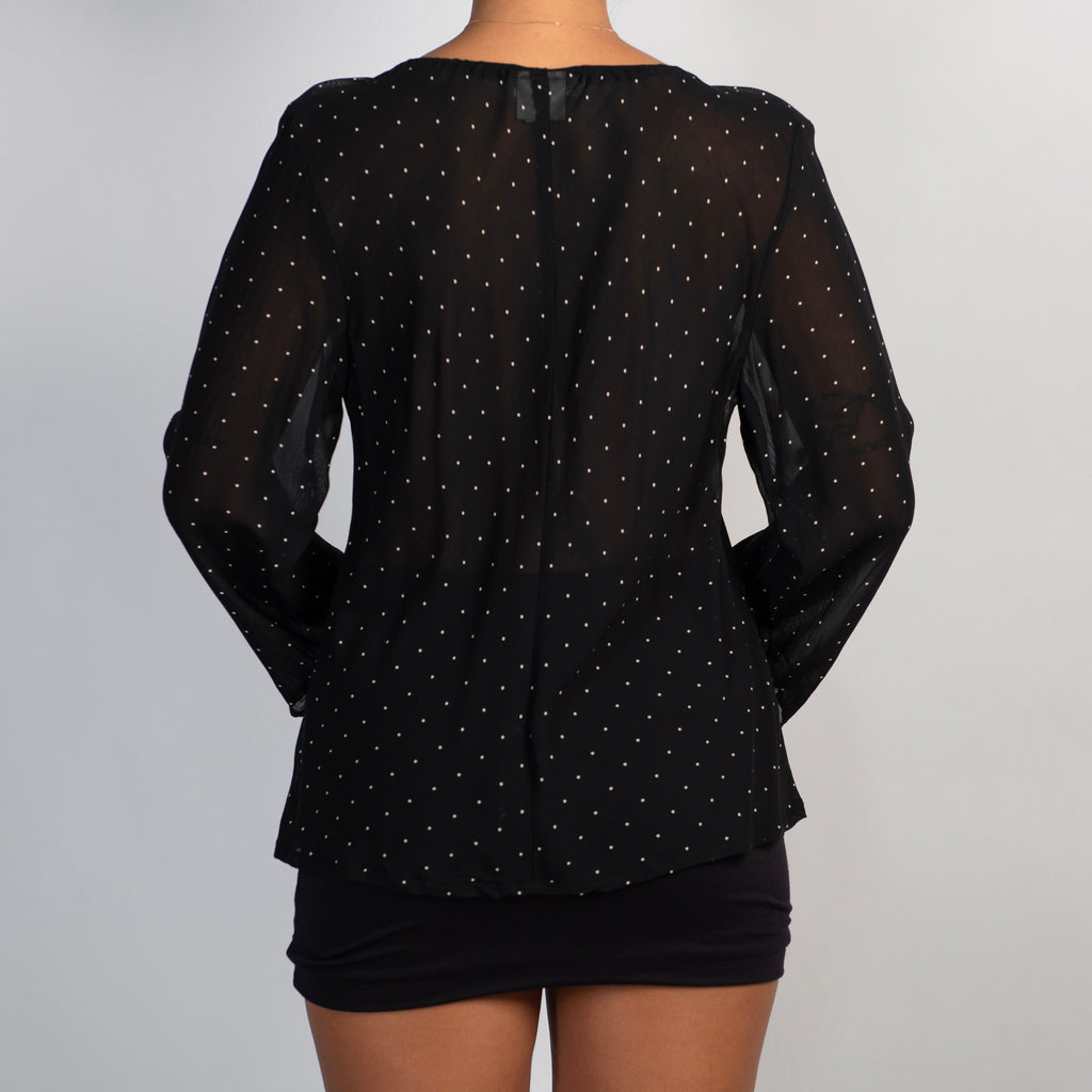 POLKA DOT BLOUSE