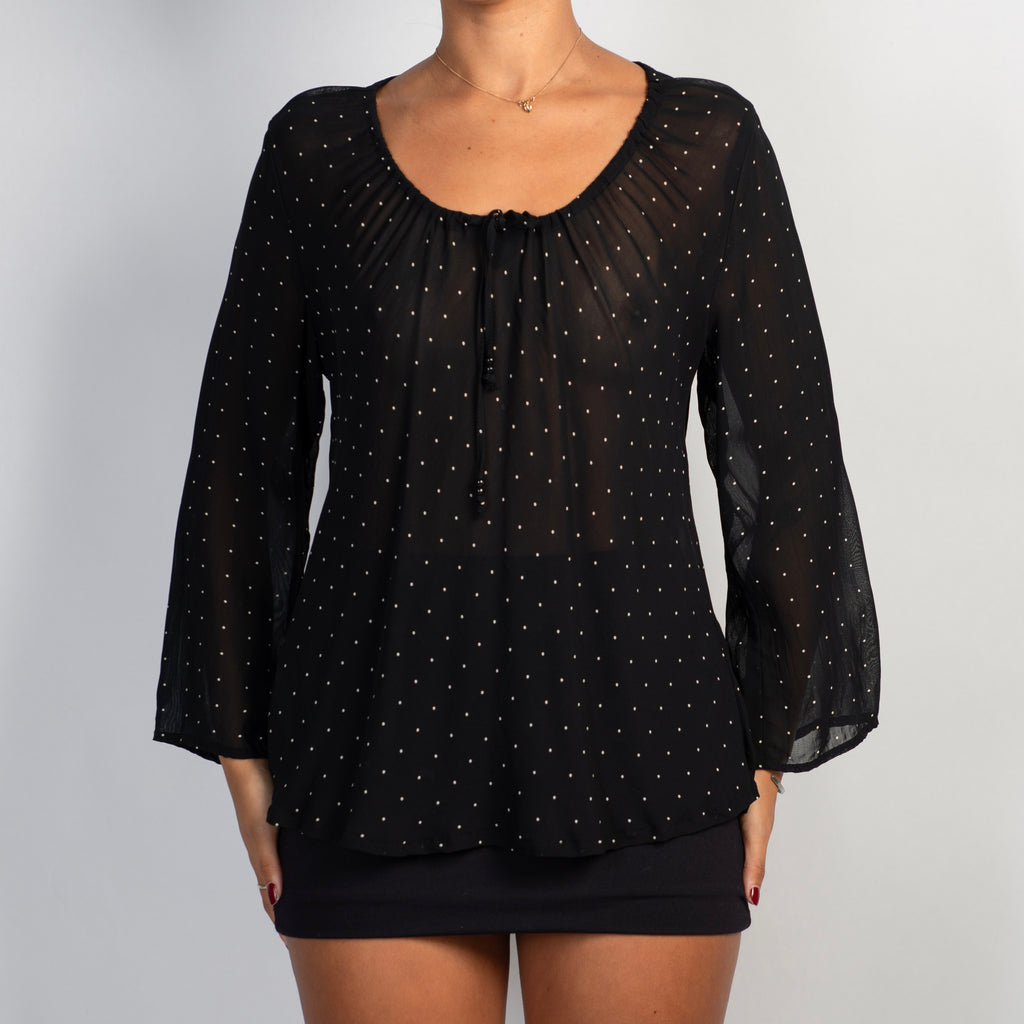 POLKA DOT BLOUSE