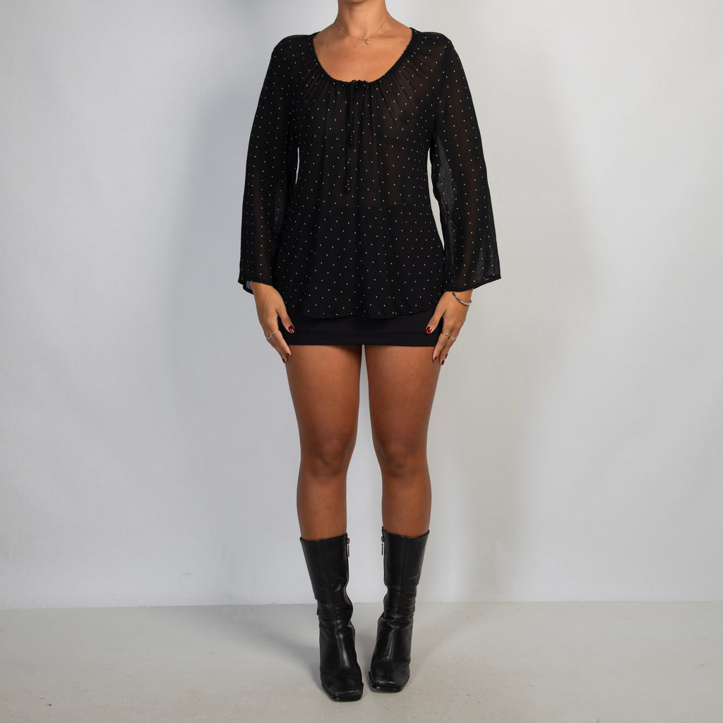 POLKA DOT BLOUSE