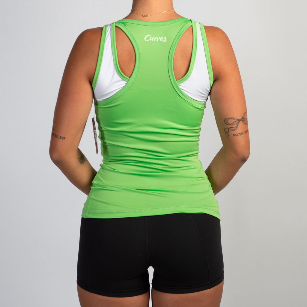 GREEN ACTIVE TANK TOP