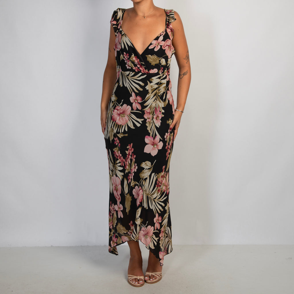 FLORAL MIDI DRESS