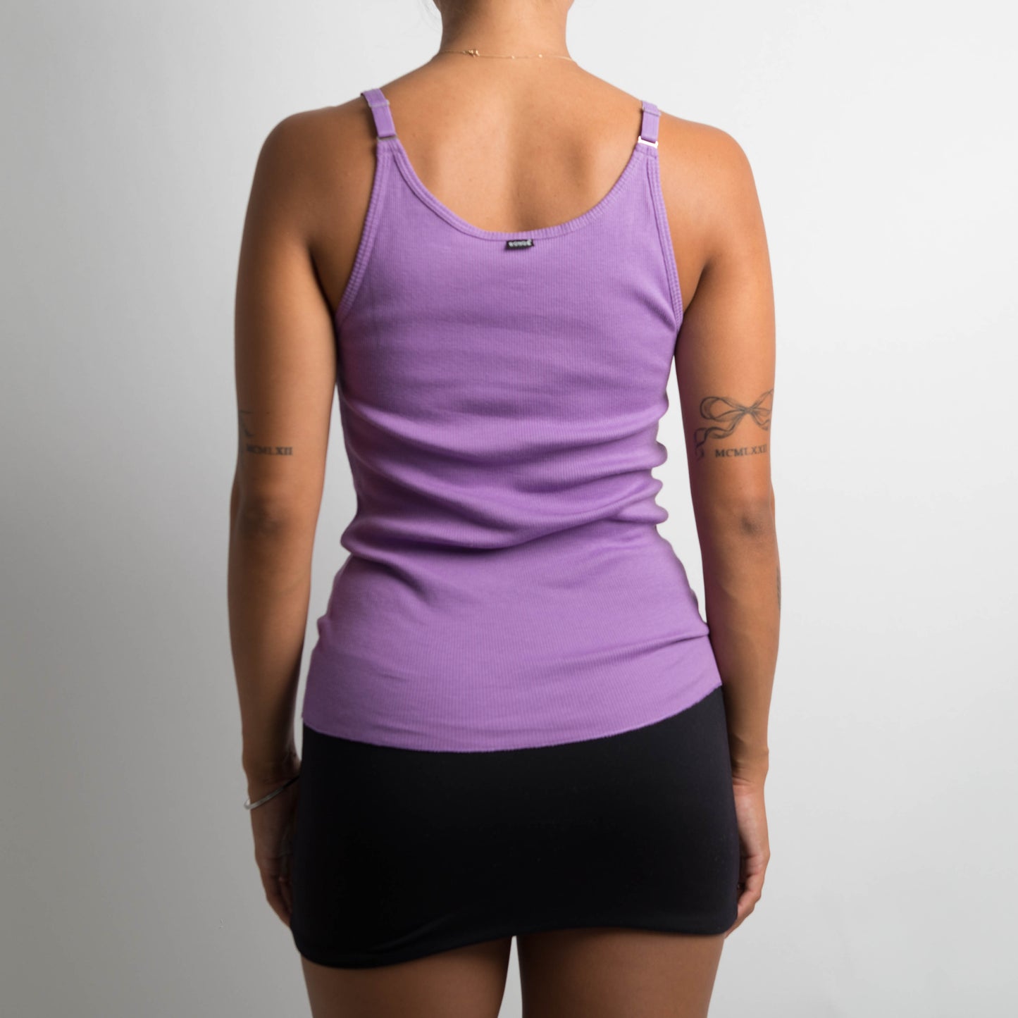 PURPLE COTTON CAMISOLE