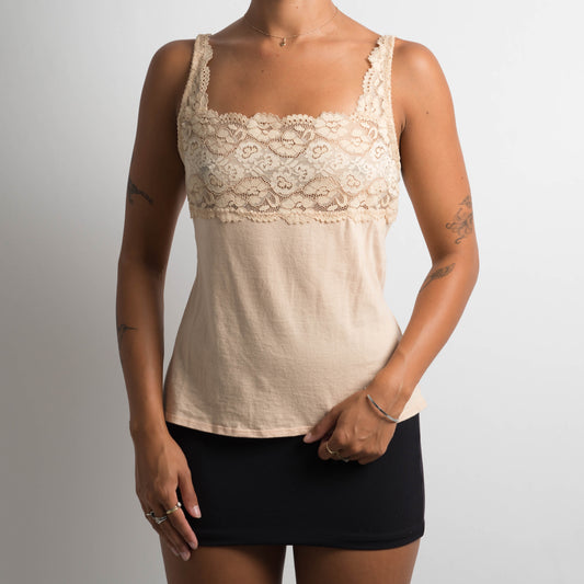 NUDE COTTON CAMISOLE