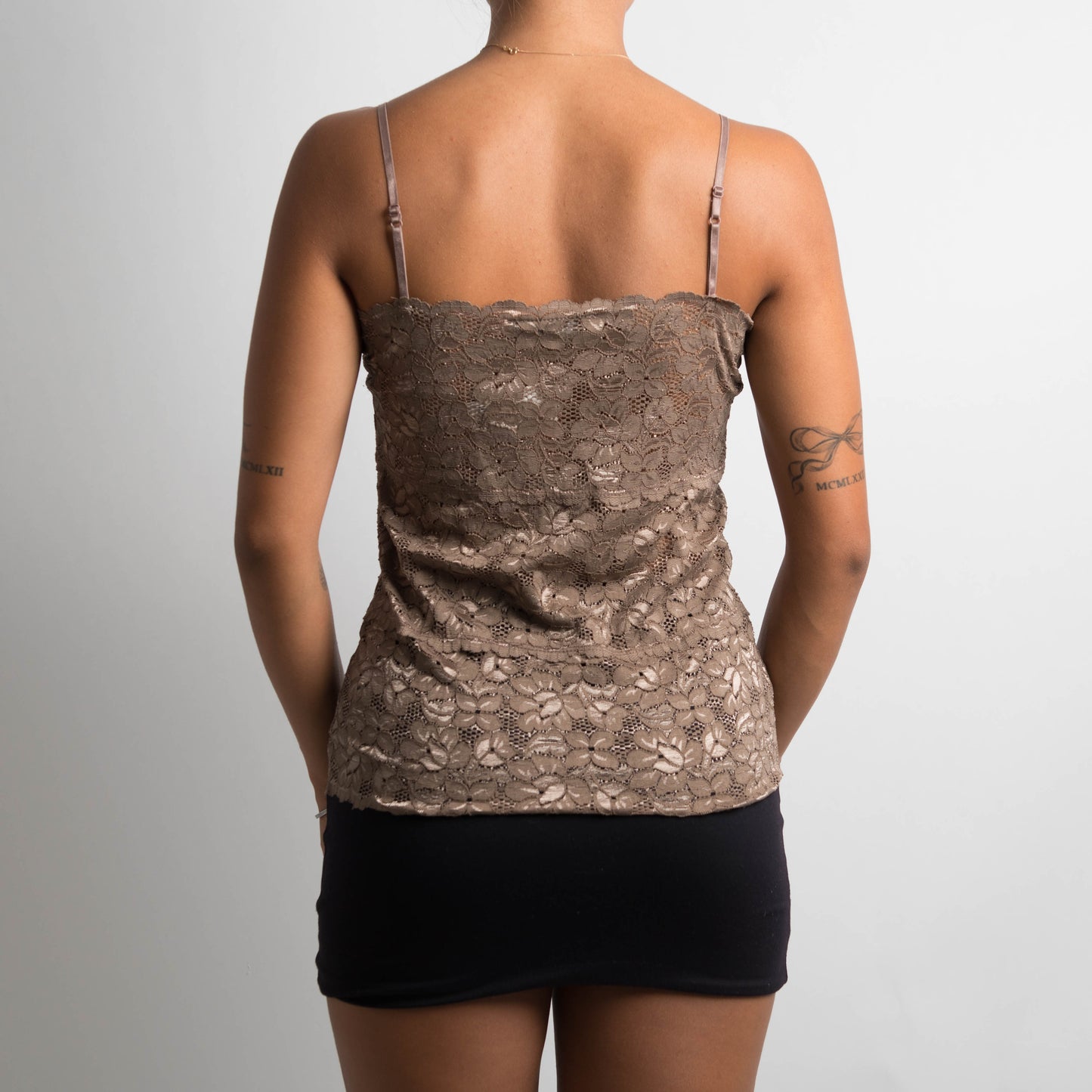 BROWN LACE CAMISOLE