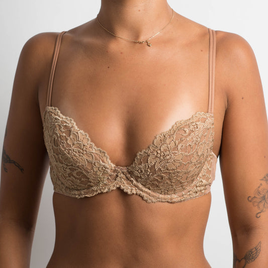 NUDE LACE BRA - 12B