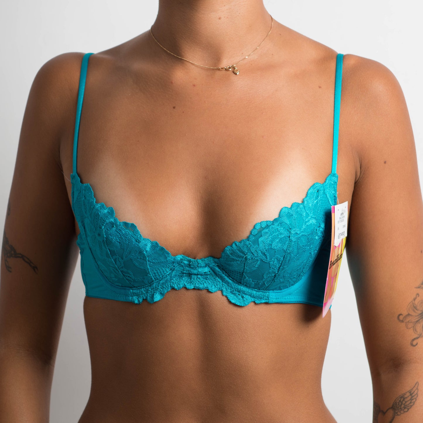 BLUE LACE BRA - 10A