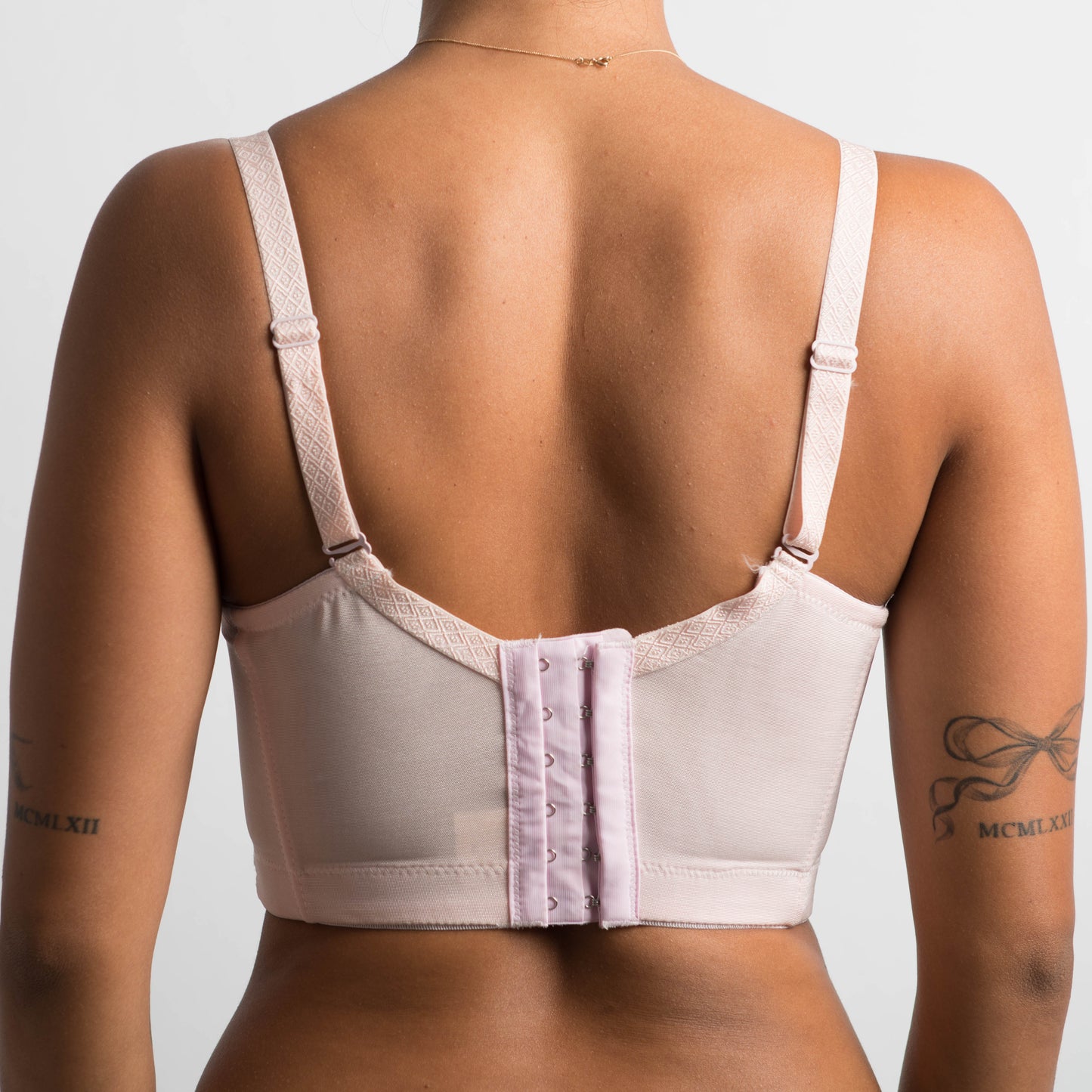 PINK LONGLINE BRA - 10B/C