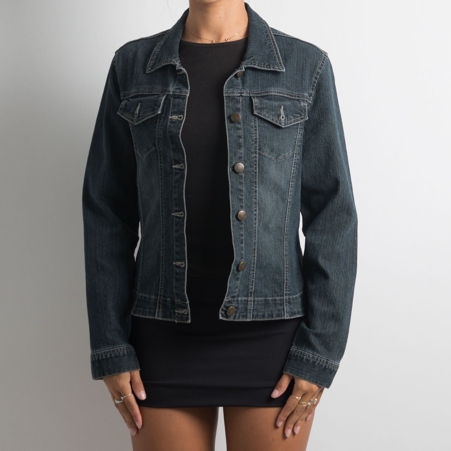 DARK WASH DENIM JACKET