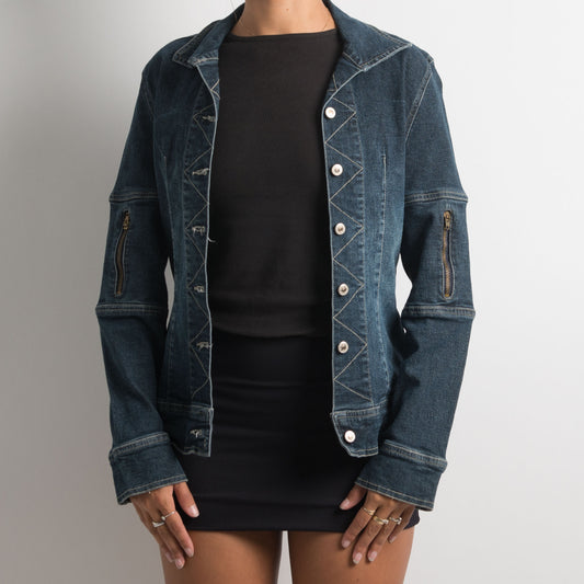 FADED WASH DENIM JACKET