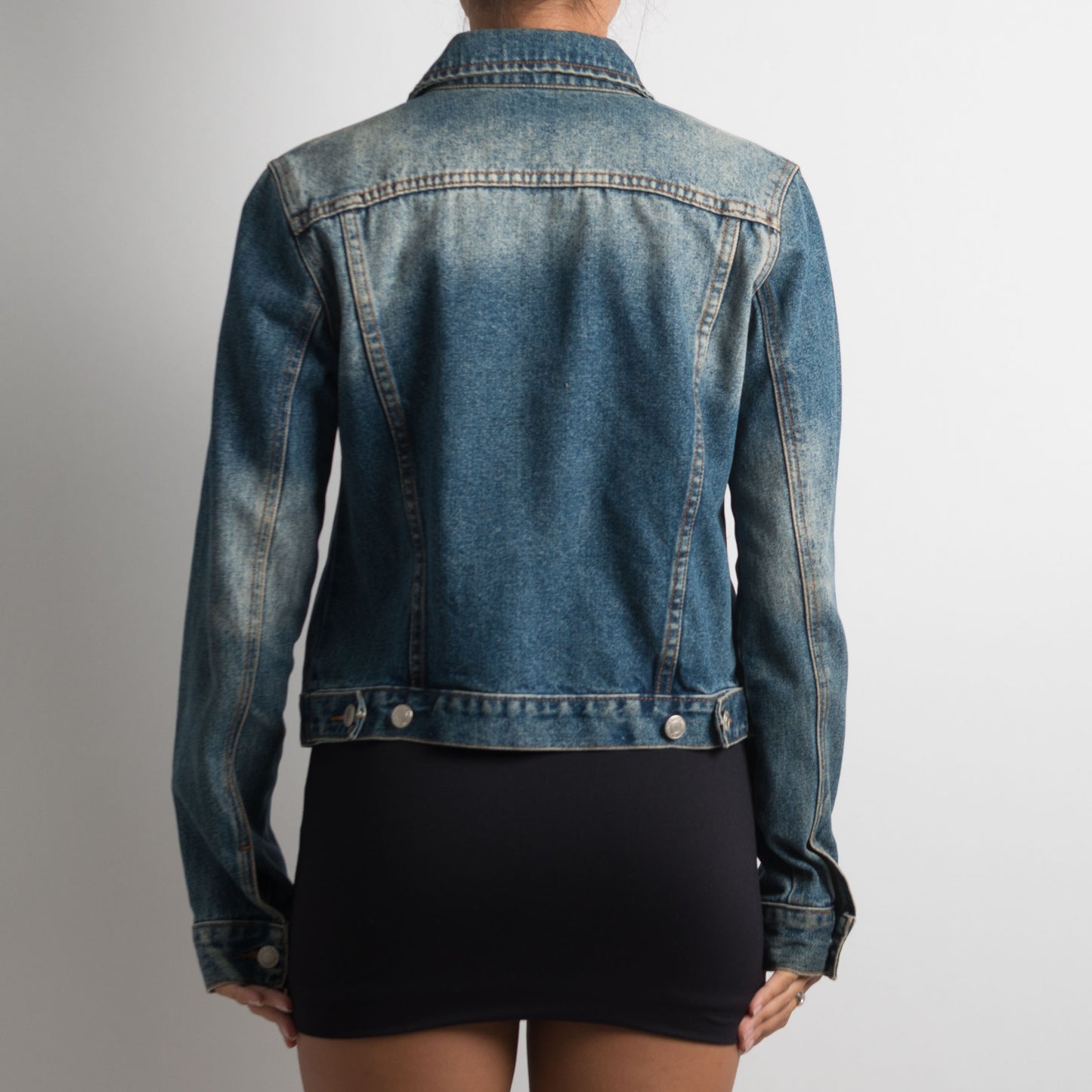 FADED WASH DENIM JACKET