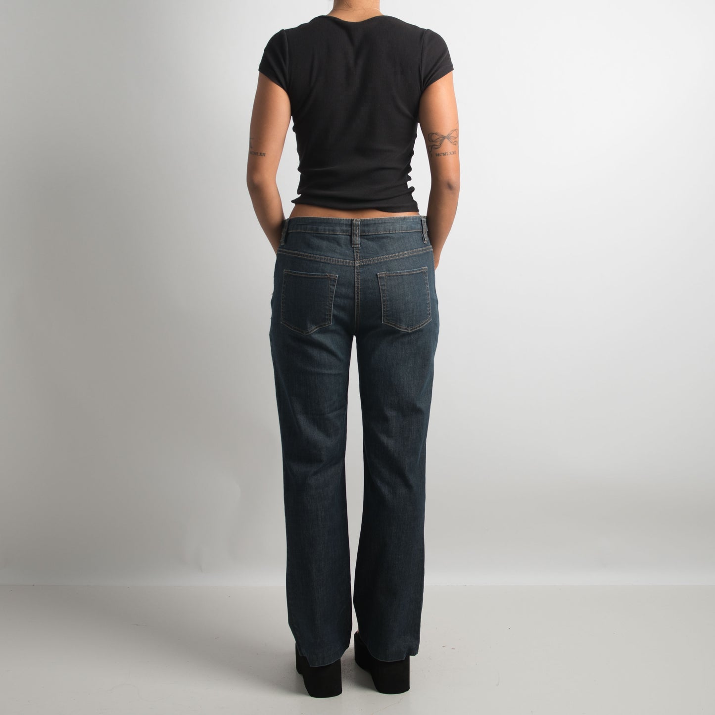 SLIM FIT BOOTCUT JEANS