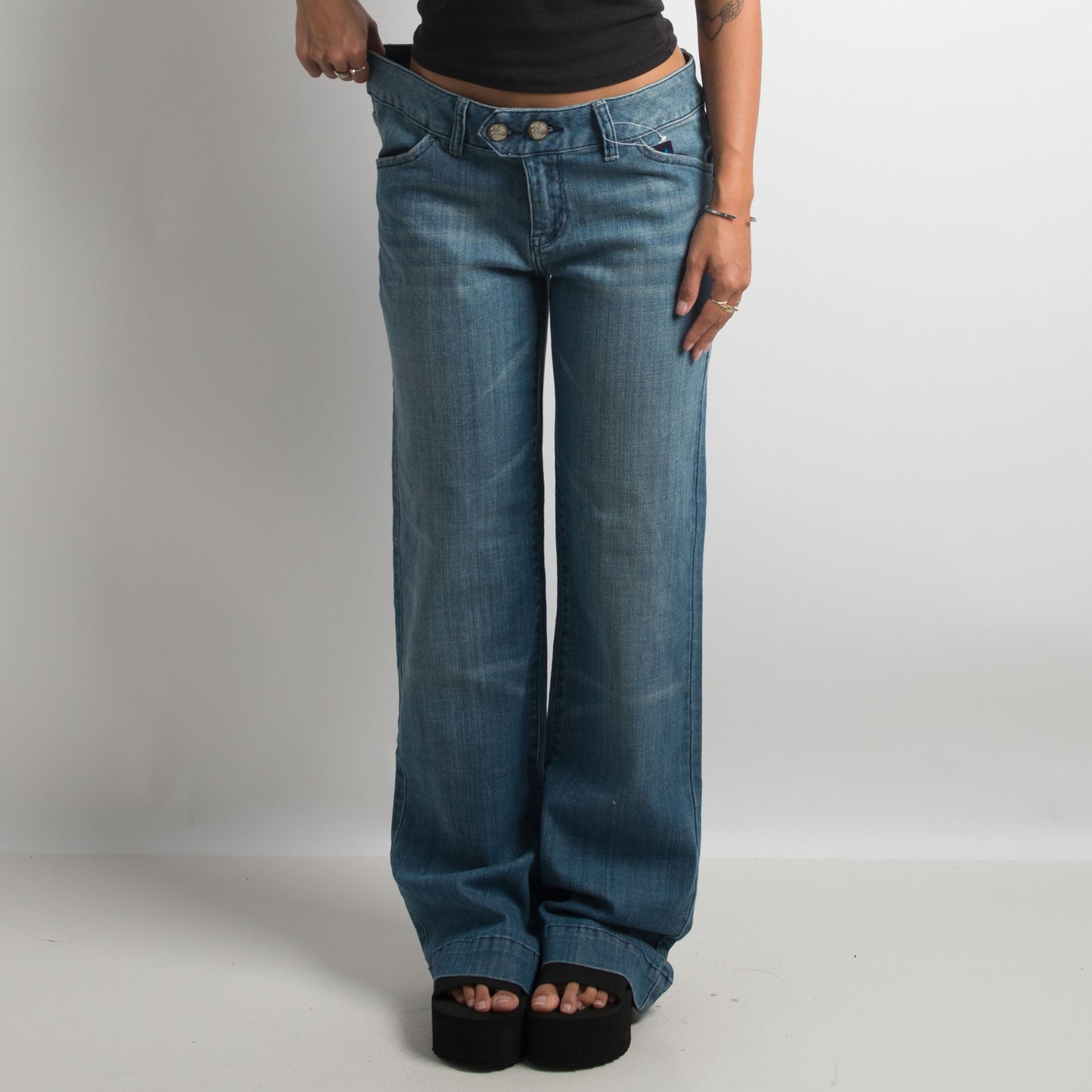 DEADSTOCK WIDE LEG JEANS