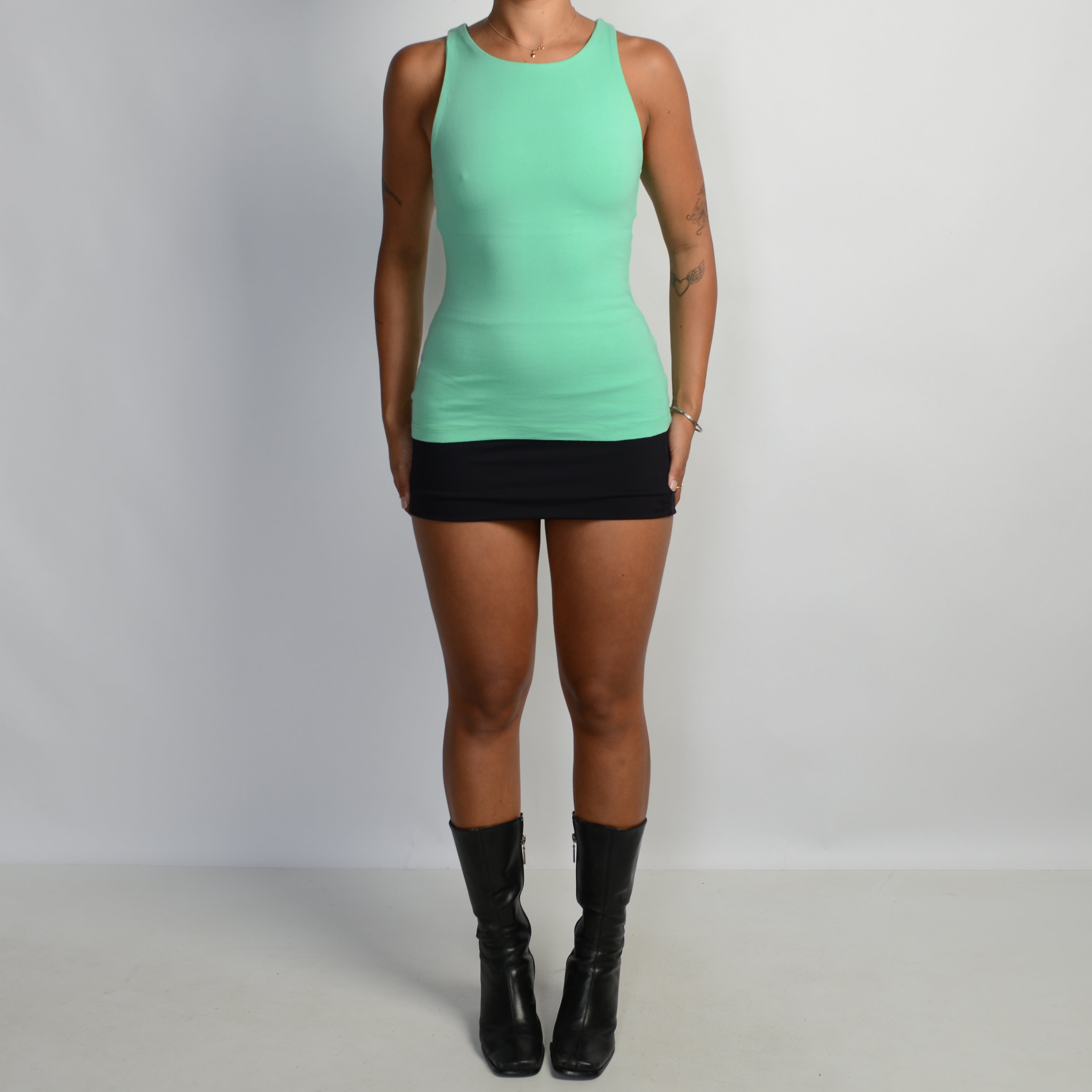 GREEN TANK TOP