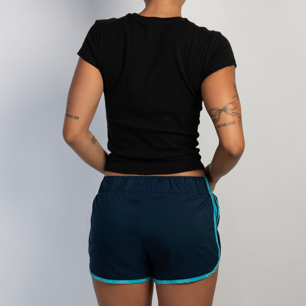 NAVY ADIDAS SHORTS
