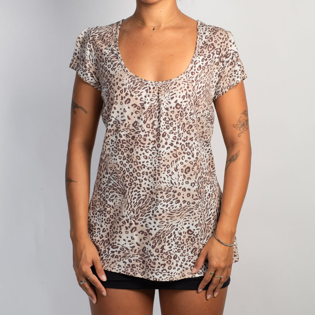 LEOPARD PRINT TSHIRT