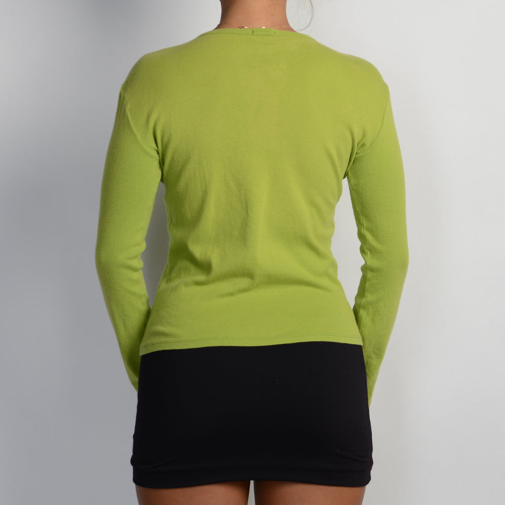 LIME LONG SLEEVE TOP