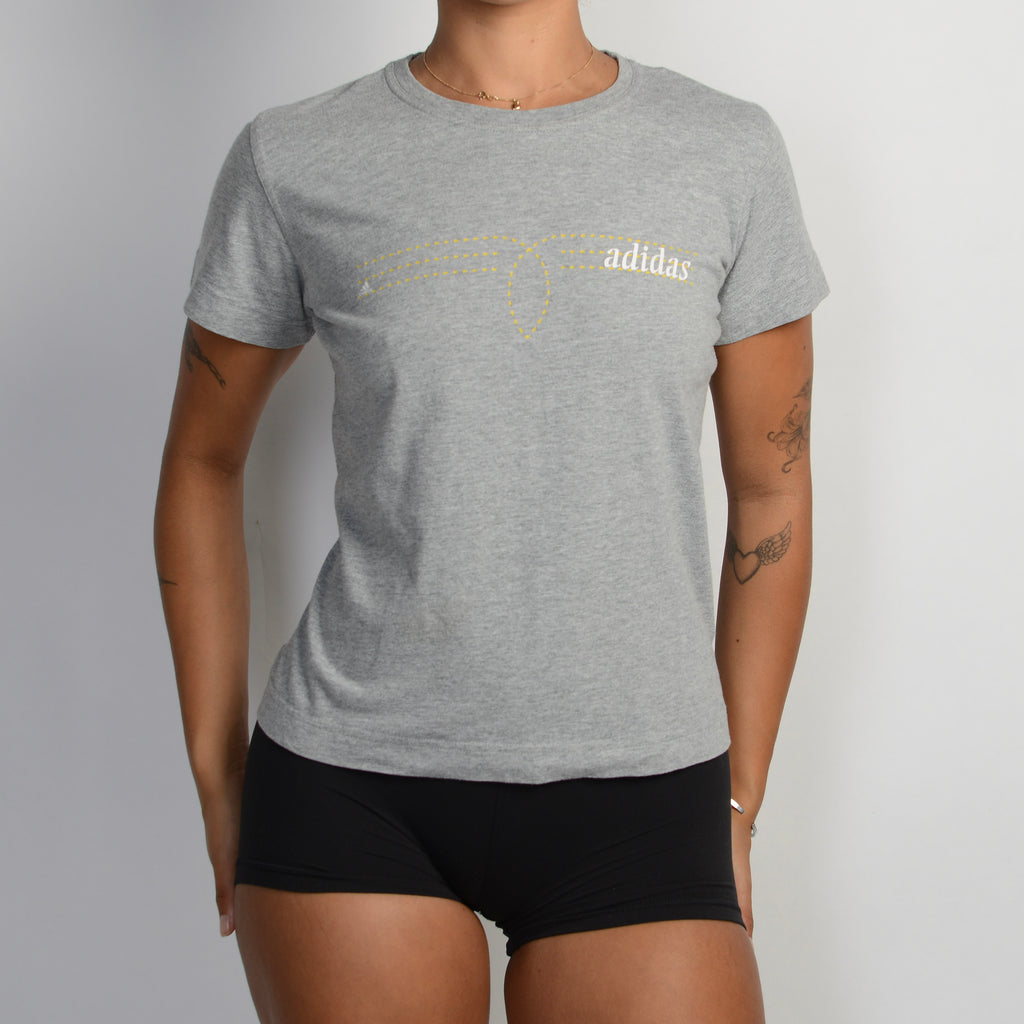 GREY COTTON TEE