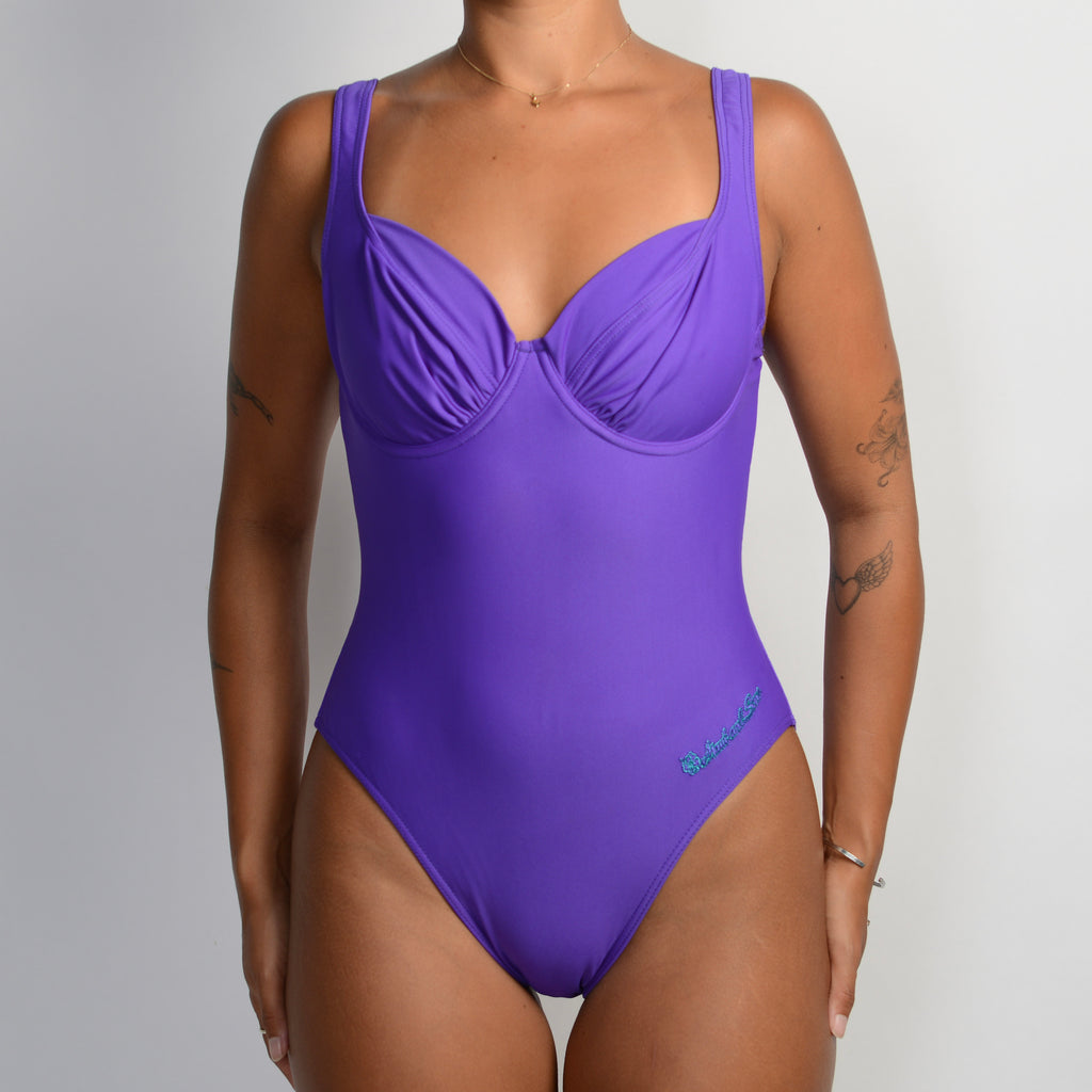 PURPLE ONE PIECE SWIMSUIT