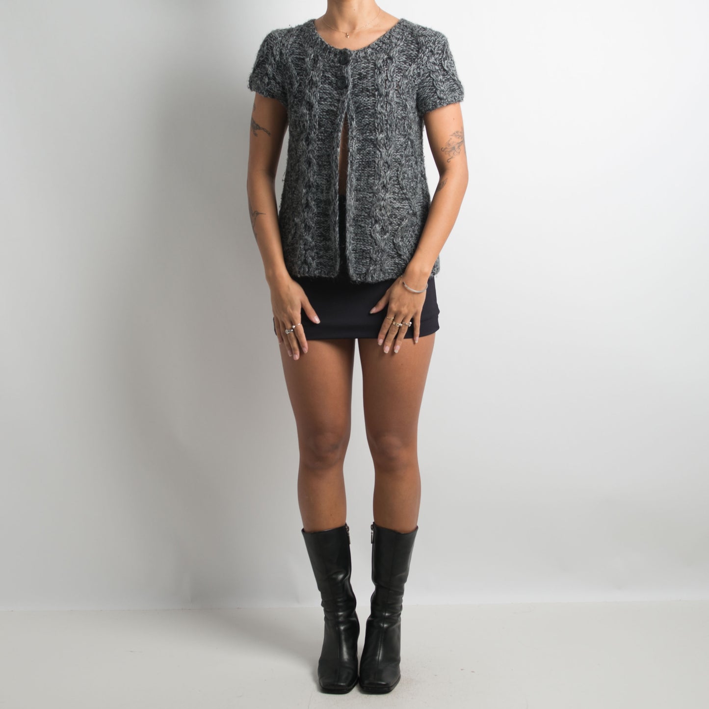 GREY MARLE KNIT