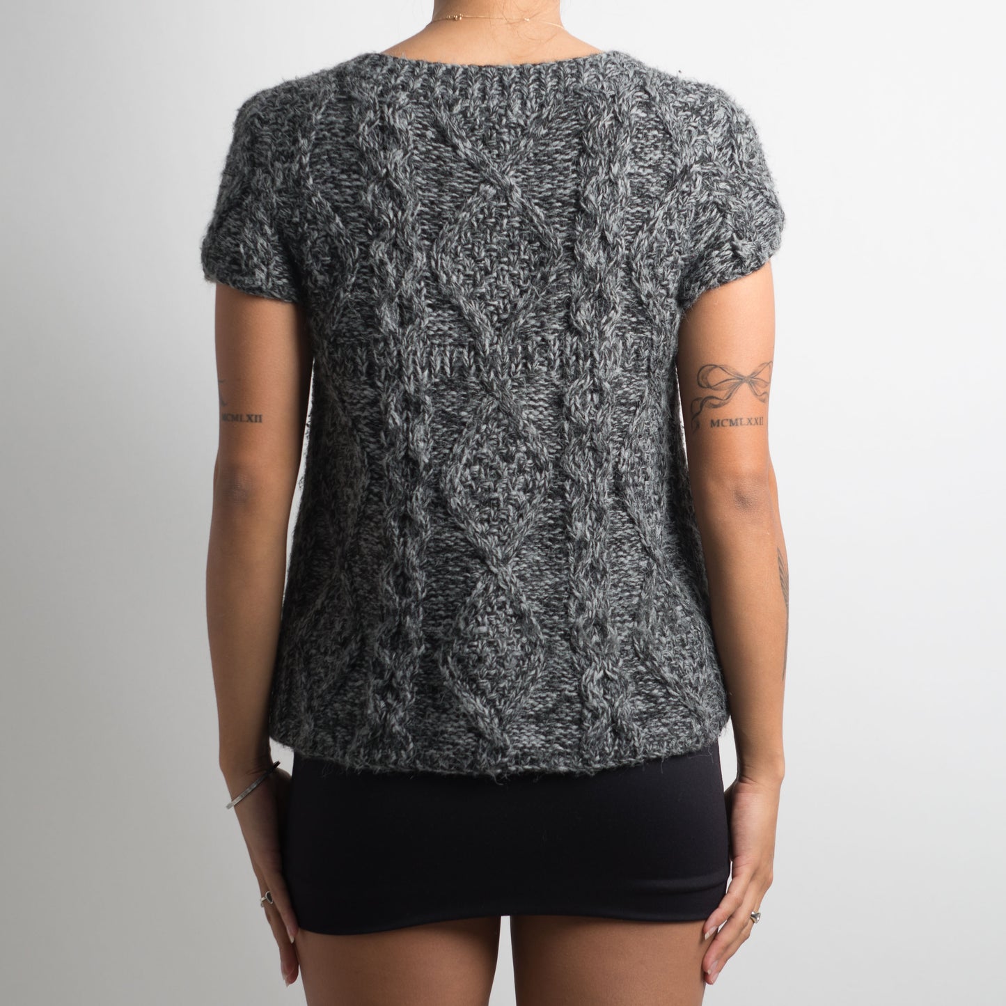 GREY MARLE KNIT